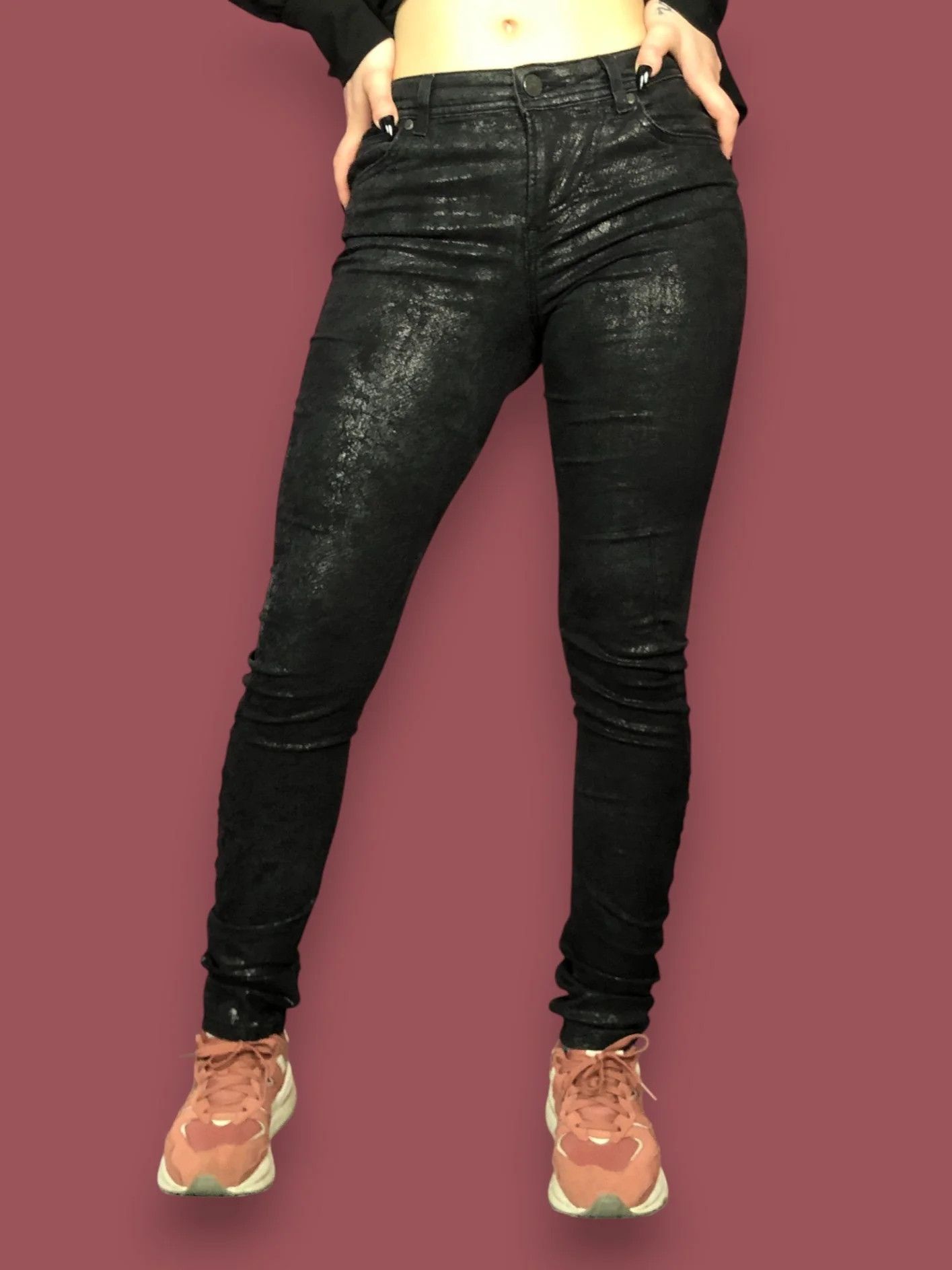 Lee Vivienne Westwood × Lee Shine Skinny Pants - 30 Size 28" / US 6 / IT 42 - 1 Thumbnail