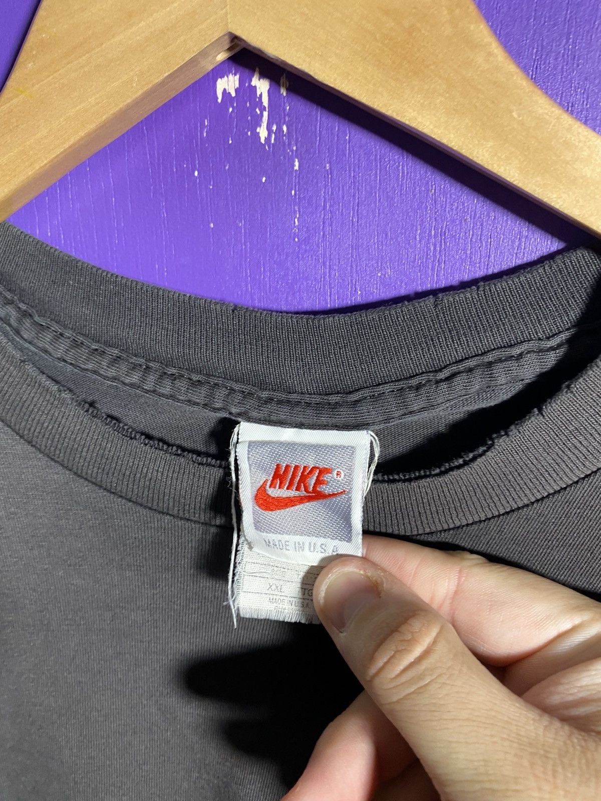 Nike × Vintage Vintage 90s Nike challenge court mullet tee Size US XXL / EU 58 / 5 - 4 Thumbnail