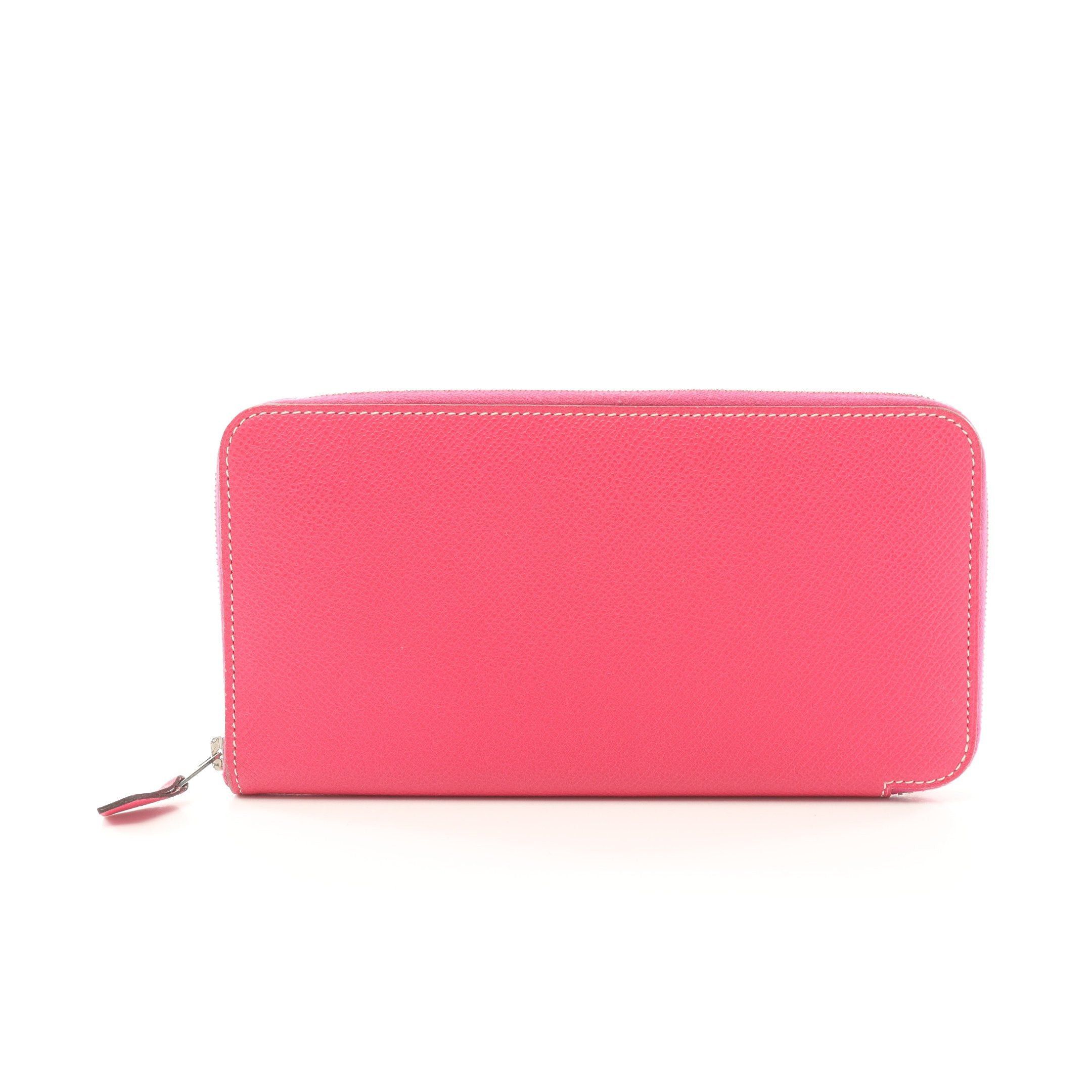 Hermes Hermes Azap Long Round Zipper Wallet Veau Epsom Pink Purple Silver Hardware Stamp Size ONE SIZE - 1 Thumbnail