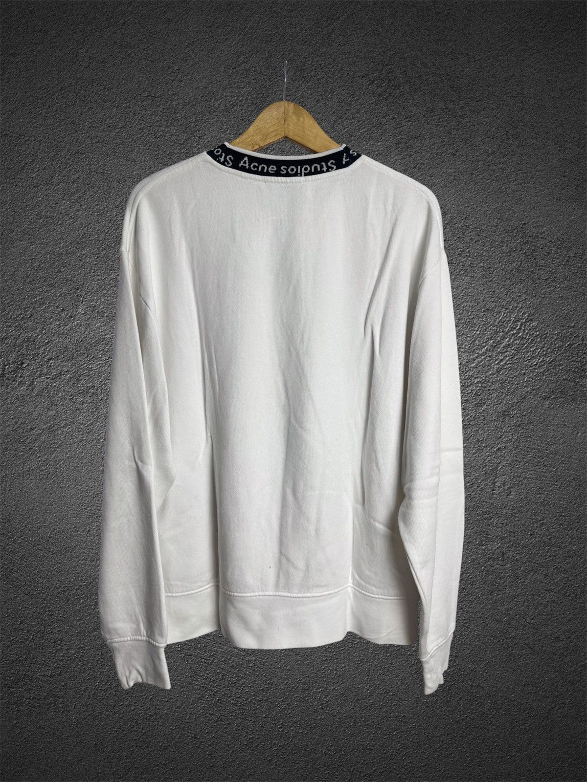Acne Studios Acne Studios Fulton Rib Logo Sweatshirt Oversize Size US S / EU 44-46 / 1 - 3 Thumbnail