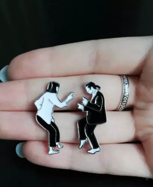 Other Swing Dance Figure Enamel Pin Size ONE SIZE - 1 Thumbnail