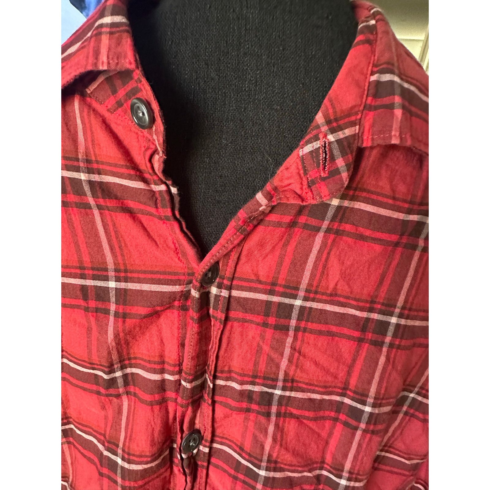 johnnie-O Johnnie- O Red Plaid Longsleeve Button Up Shirt Size US L / EU 52-54 / 3 - 2 Thumbnail