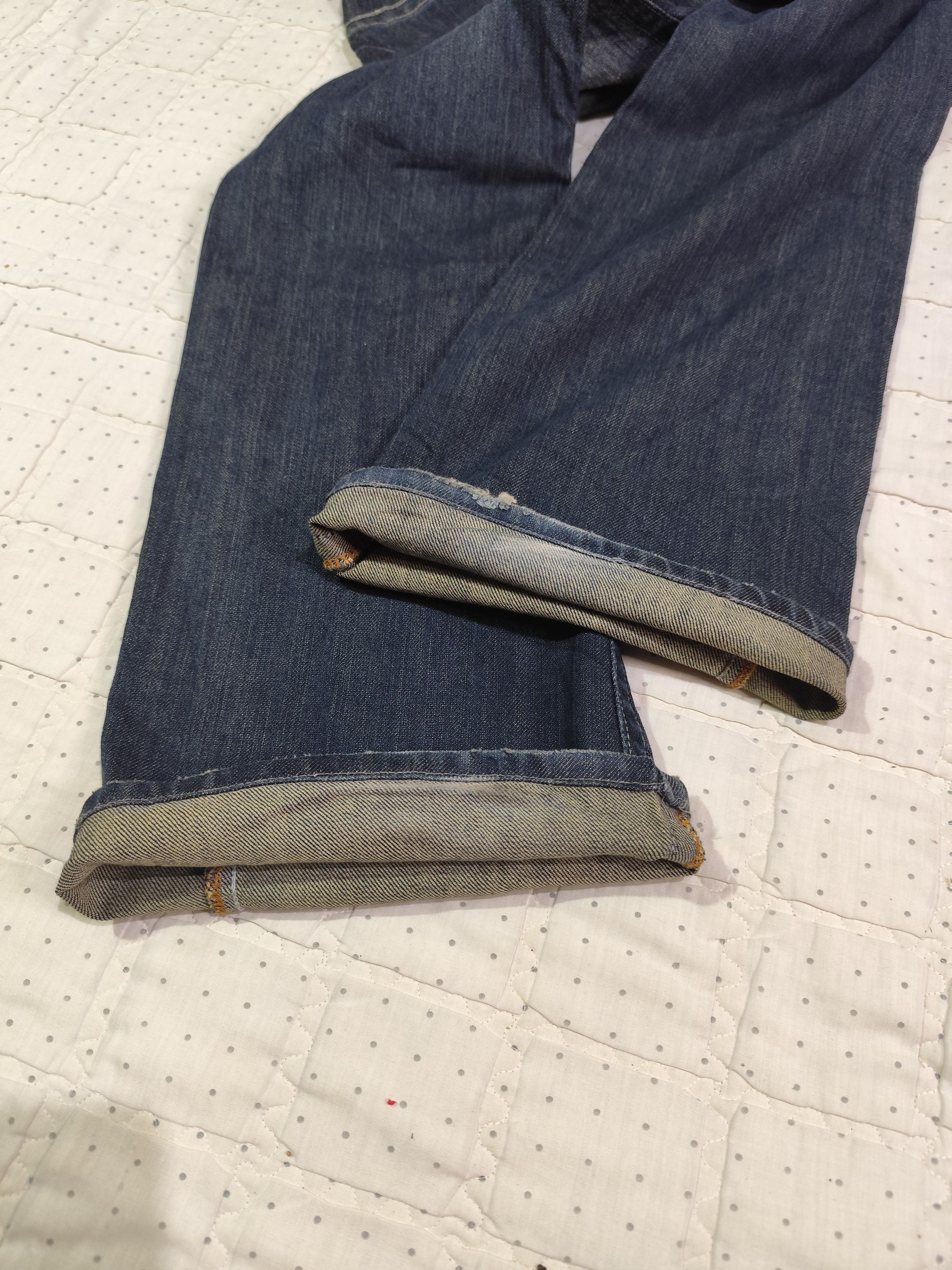Japanese Brand Vintage Five Washed FLare Denim J022 Size 29" - 22 Thumbnail