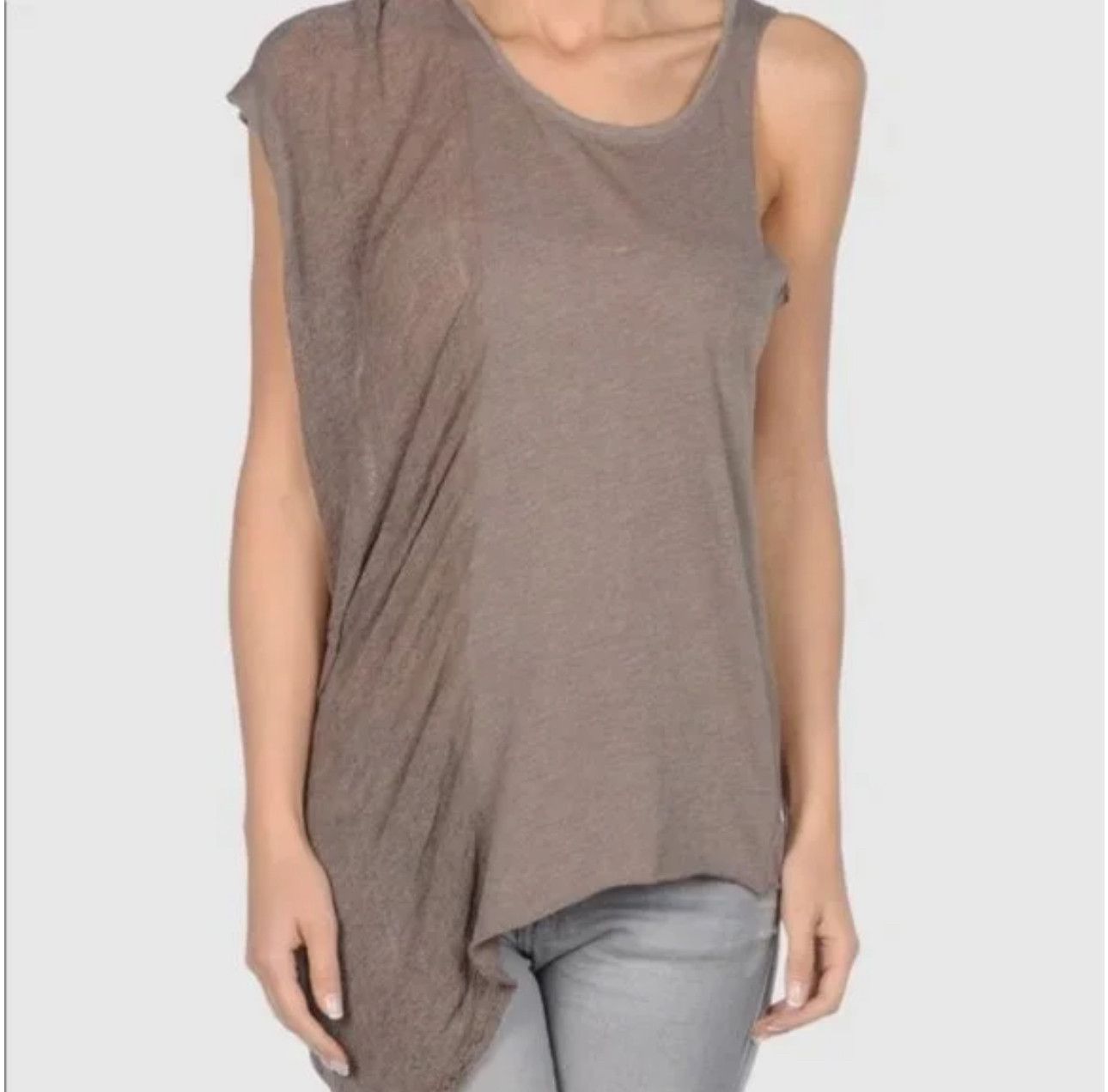 Other Raquel Allegra Shredded Asymmetrical Top Size S / US 4 / IT 40 - 1 Thumbnail