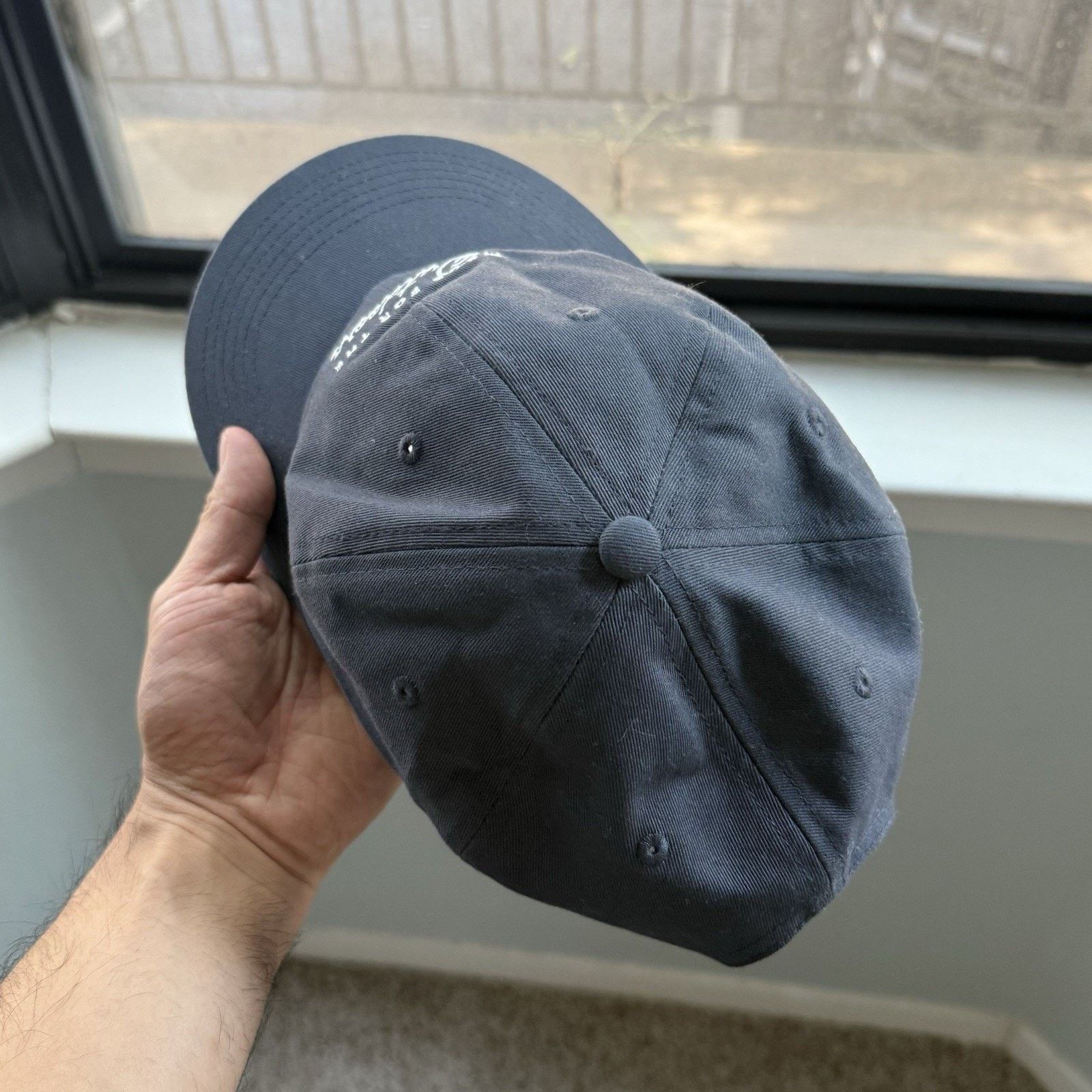 Other Poncho Made For The Outdoors Navy Blue Baseball Cap Hat Size ONE SIZE - 5 Thumbnail