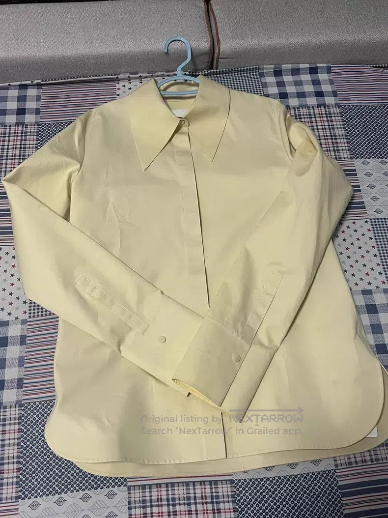Jil Sander Jil Sander size 38 Collar shirt with hidden buttons and poi Size M / US 6-8 / IT 42-44 - 1 Thumbnail