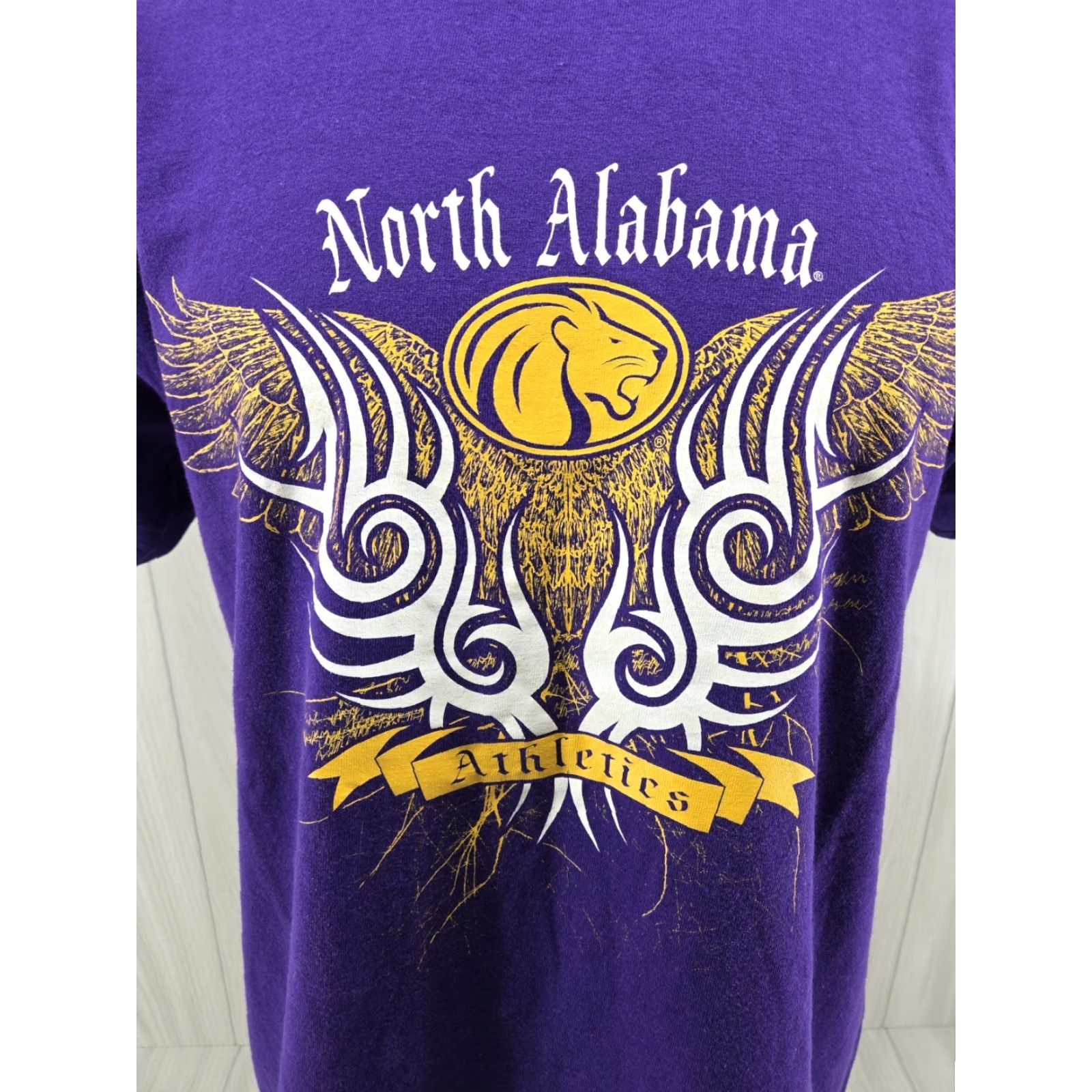 Vintage VINTAGE UNA University of North Alabama T-Shirt Adults L Purple OVB Size US L / EU 52-54 / 3 - 3 Thumbnail