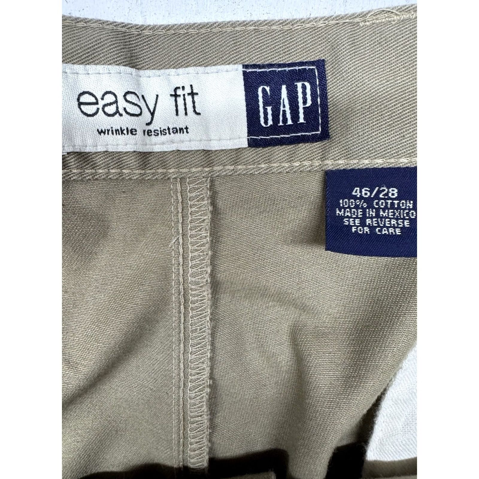 Gap VINTAGE GAP Pants Chino Men's Beige 46x28 Wide Leg Loose Grunge Skater Y2K Size US 30 / EU 46 - 2 Thumbnail