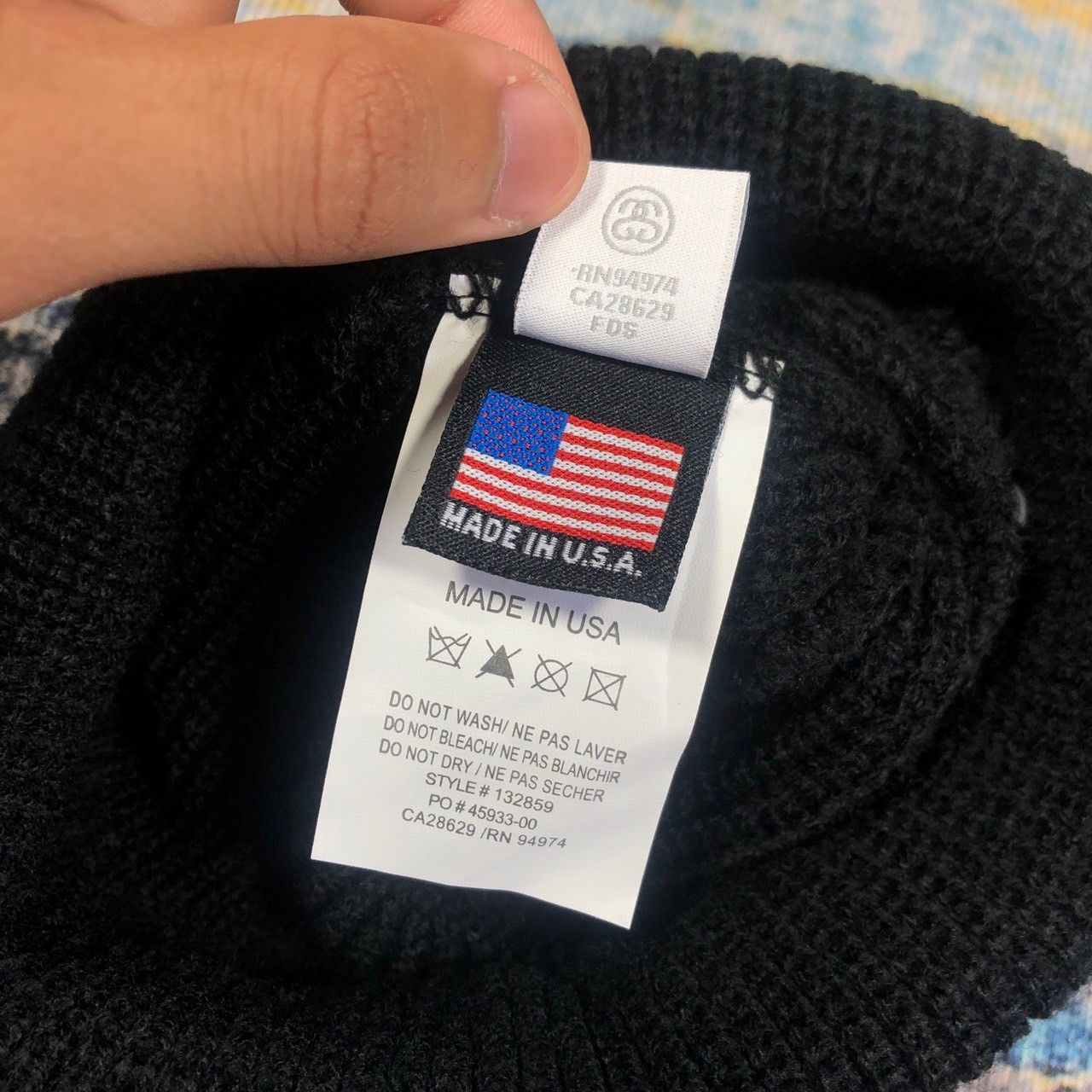 Stussy × Vintage Stussy Small Patch Watch Beanie Size ONE SIZE - 6 Thumbnail