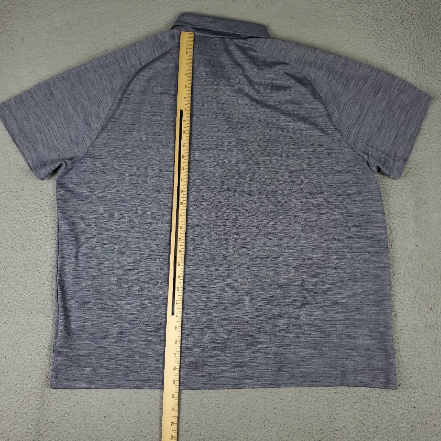 UNTUCKit UNTUCKit Polo Shirt Mens 3XL Blue Polyester Golf Casual Short Sleeve Shirt Size US S / EU 44-46 / 1 - 3 Thumbnail