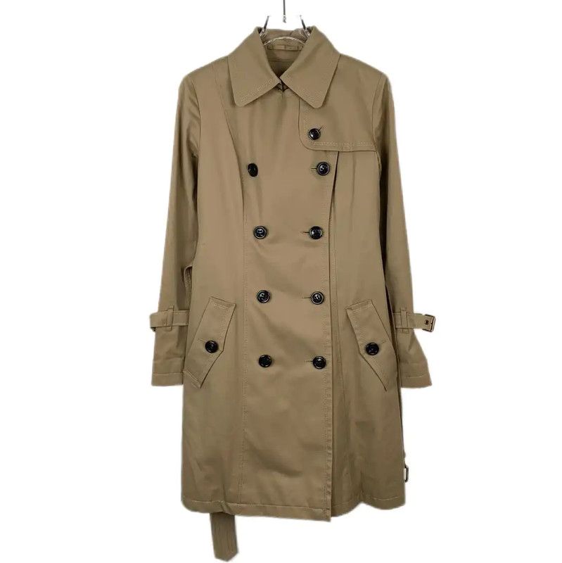 Burberry Burberry Brown Cotton Women's Trench Coat XS Size XS / US 0-2 / IT 36-38 - 1 Thumbnail
