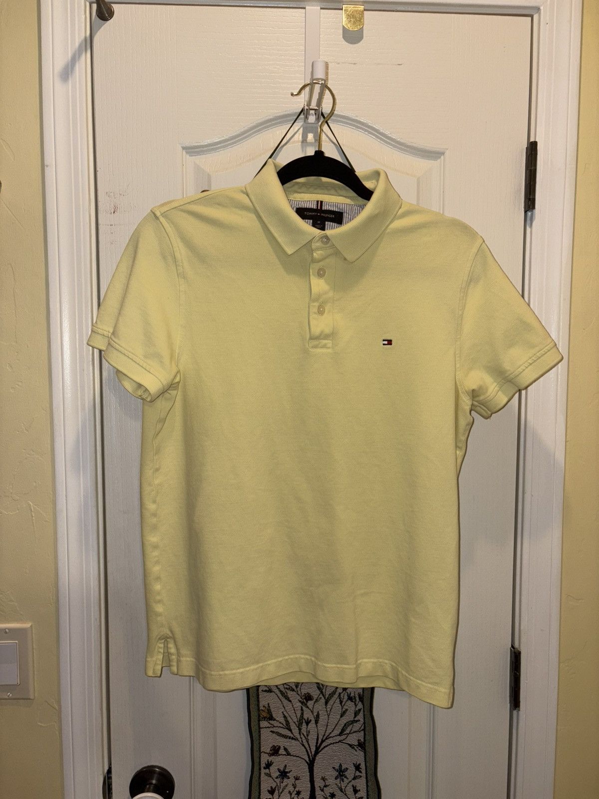Tommy Hilfiger Yellow Tommy Polo Size US M / EU 48-50 / 2 - 1 Thumbnail