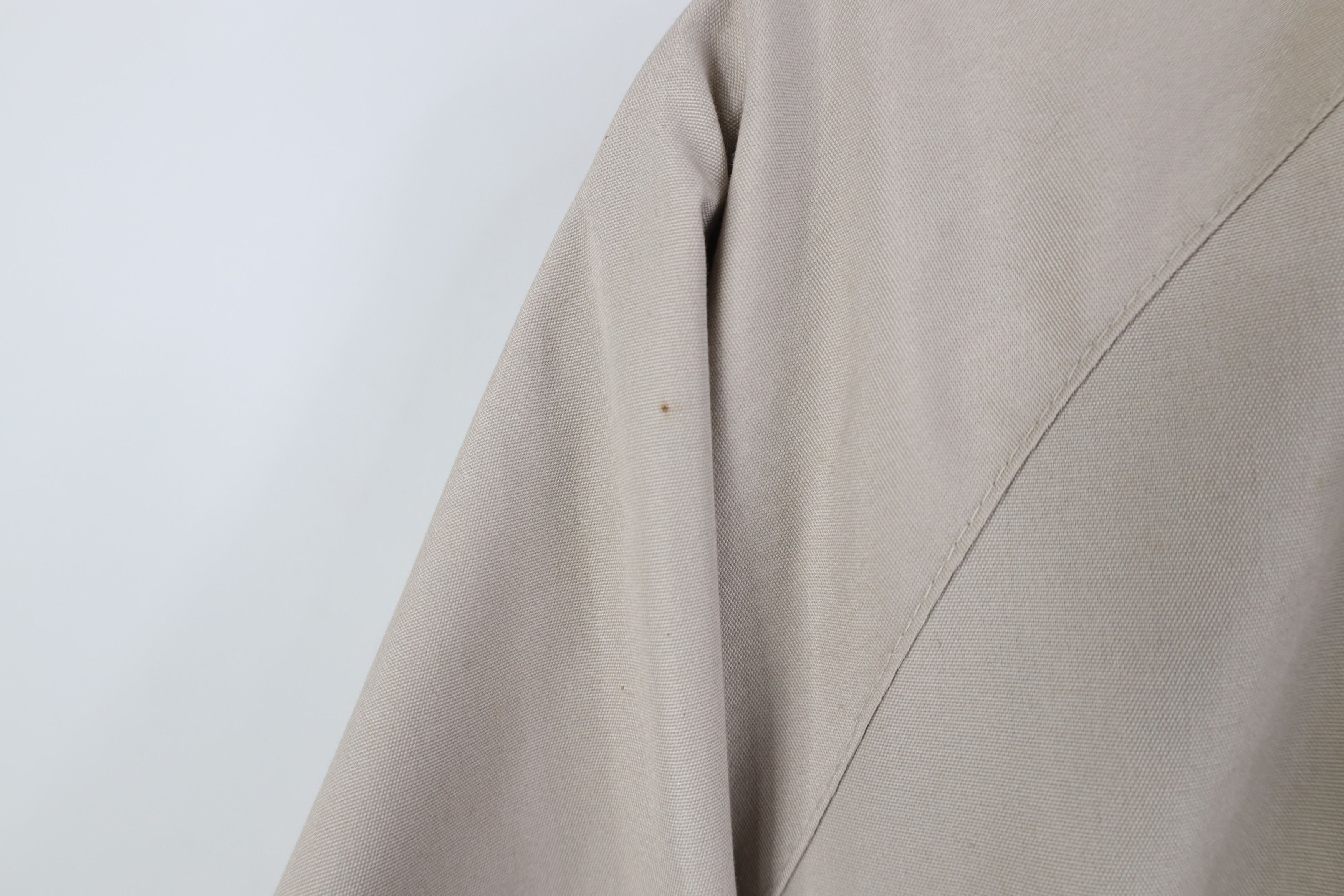 Vintage Vintage 70s Streetwear Full Zip Racer Bomber Jacket Beige Size US XXL / EU 58 / 5 - 6 Thumbnail