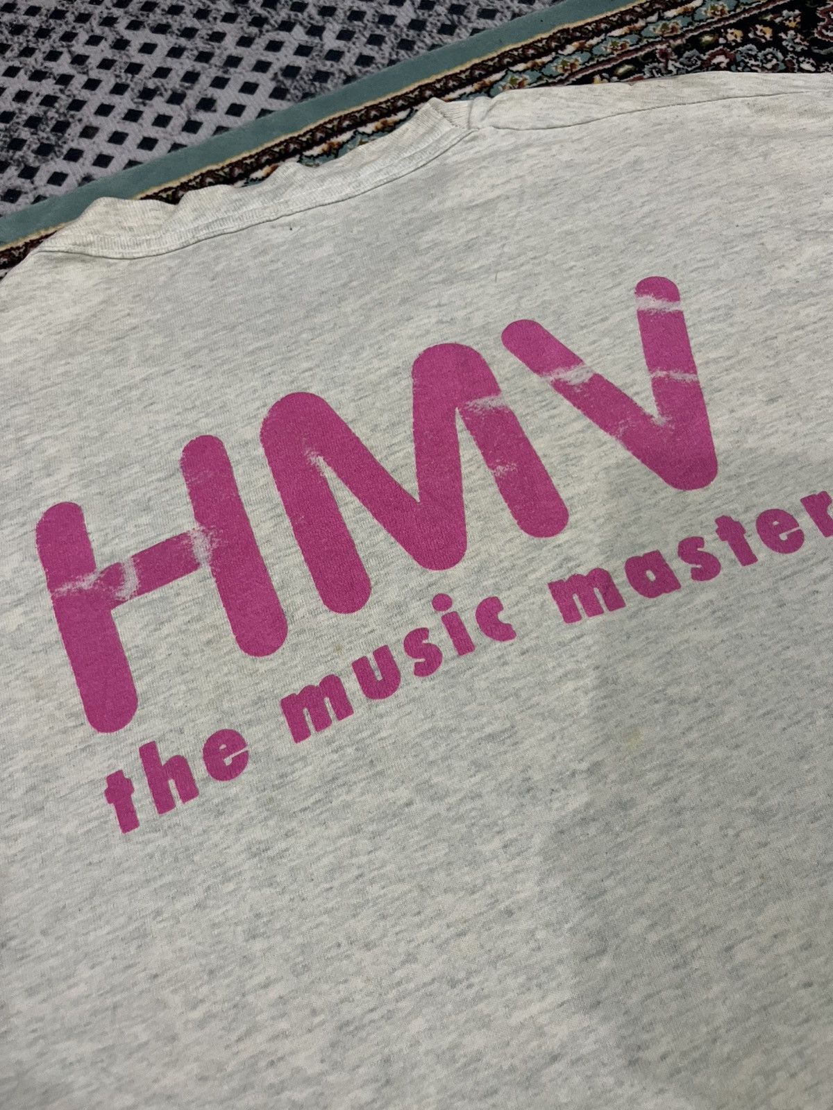 Rap Tees 🔥 90s HMV THE MUSIC MASTER RECORD STORE Size US M / EU 48-50 / 2 - 5 Thumbnail