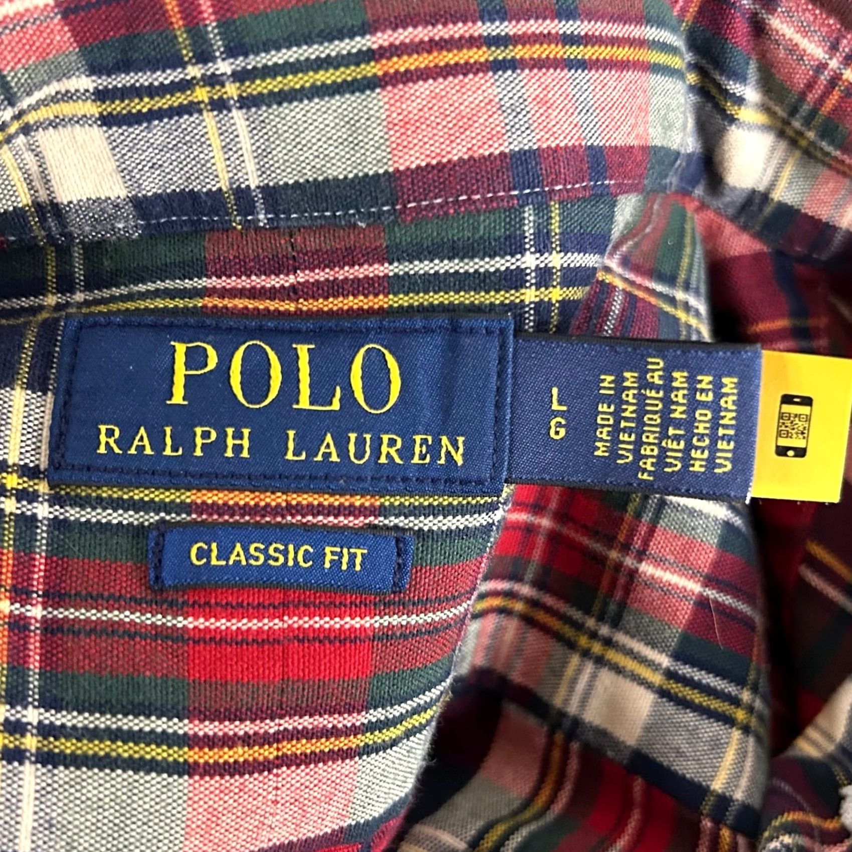 Polo Ralph Lauren Polo Ralph Lauren Shirt Classic Fit Red Plaid Button Down Mens Large Size US L / EU 52-54 / 3 - 3 Thumbnail