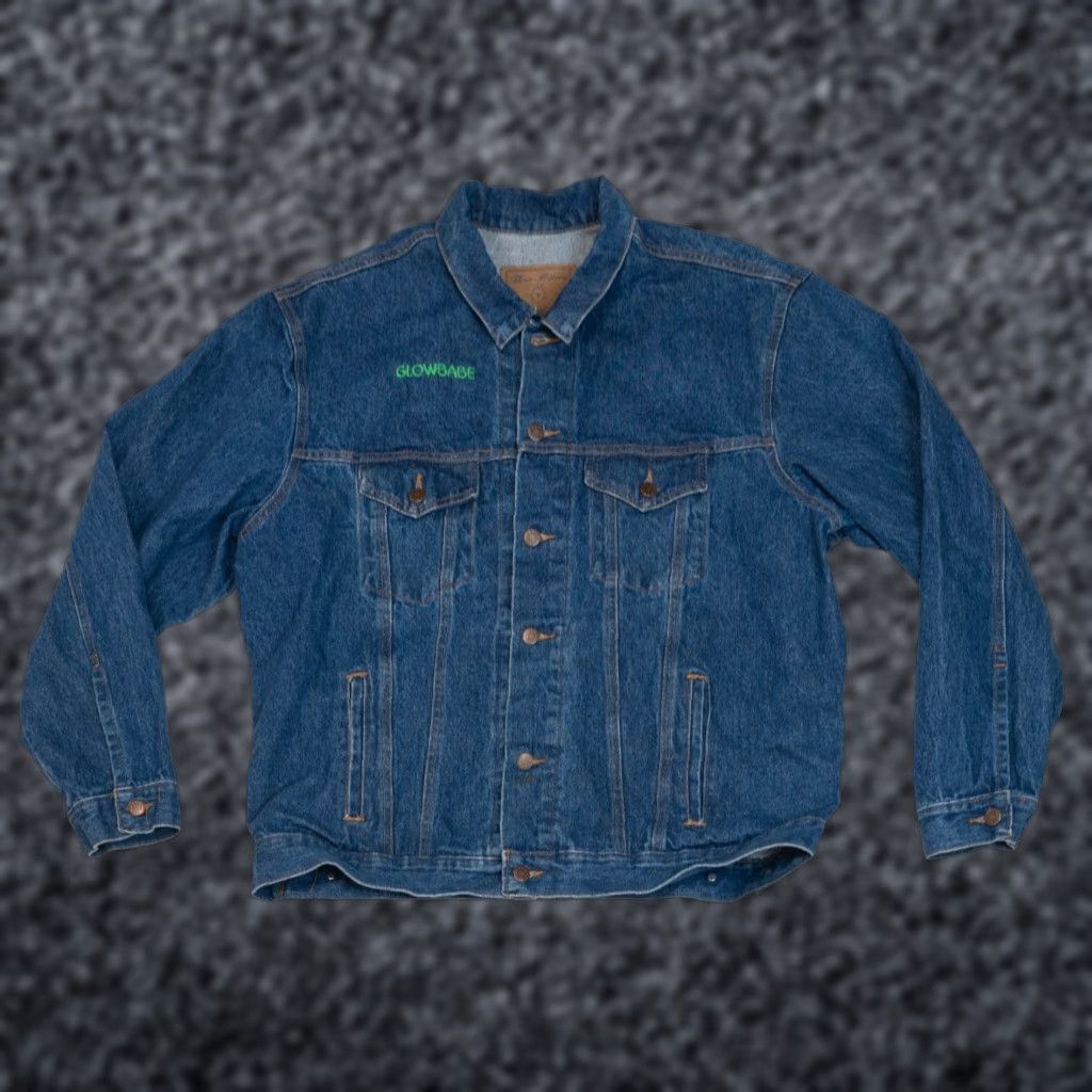 Denime VINTAGE Denim Trucker Horror Promo Jacket Made USA XL Big E Style Jacket Size US XL / EU 56 / 4 - 1 Thumbnail