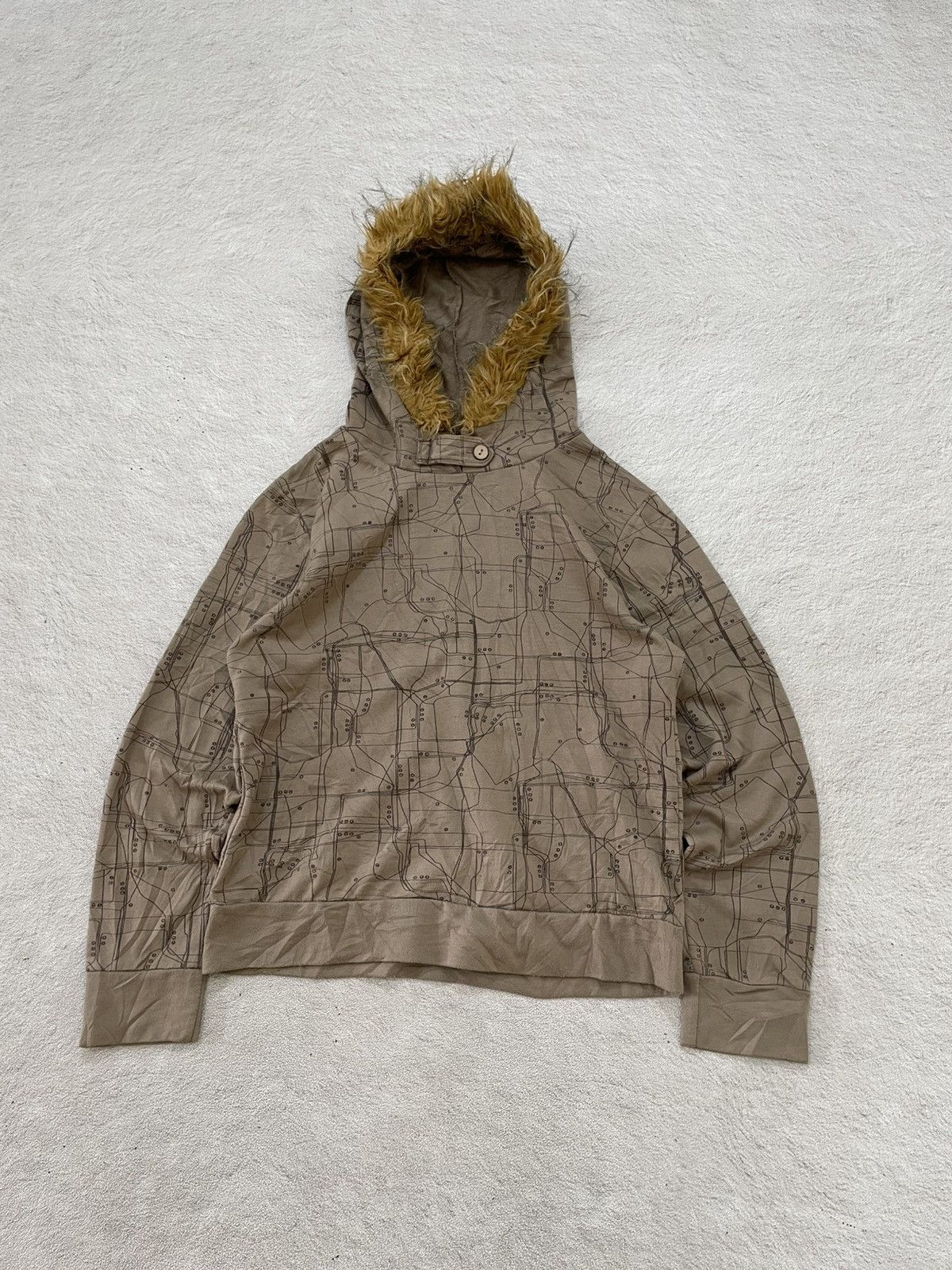 Le Grande Bleu (L.G.B.) 2000s Japanese Goa Fur Trim Hooded If6was9 Hysteric LGB Y2K Size US S / EU 44-46 / 1 - 1 Thumbnail