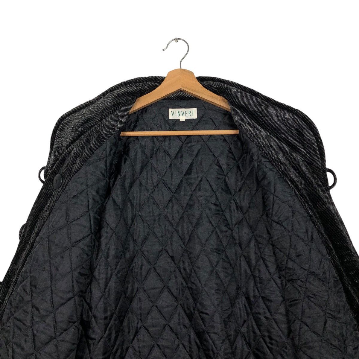 Japanese Brand × Vintage 📌Vintage Chore Button Jacket Rich Black Vinvert Size US L / EU 52-54 / 3 - 15 Thumbnail