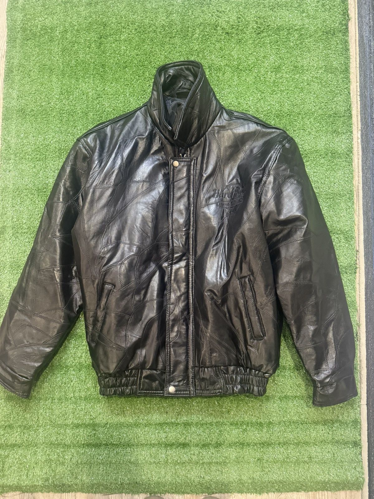Hard Rock Cafe Hard Rock Cafe Biloxi Leather Jacket Size US L / EU 52-54 / 3 - 1 Thumbnail
