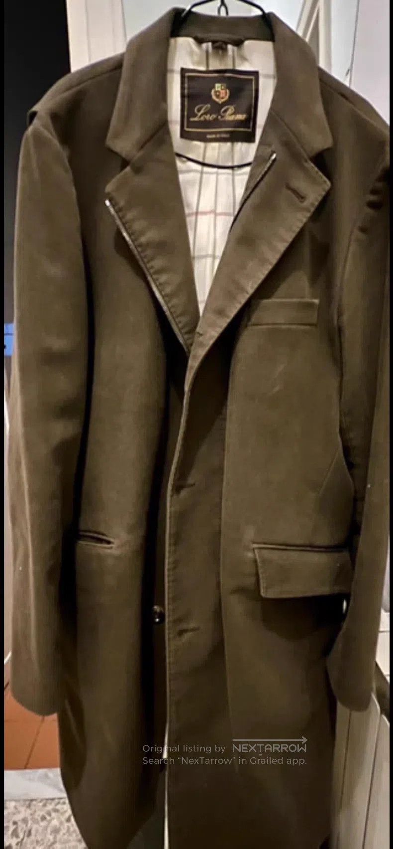 Loro Piana Loro Piana Long coat, pure cotton with interlining Size US M / EU 48-50 / 2 - 1 Thumbnail