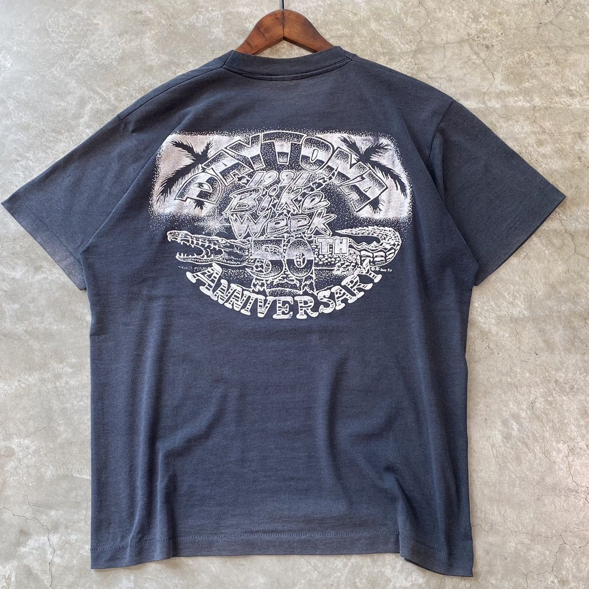Vintage Vintage 90s Daytona Bike Week Tee ( Not 3d Emblem) Size US L / EU 52-54 / 3 - 3 Thumbnail