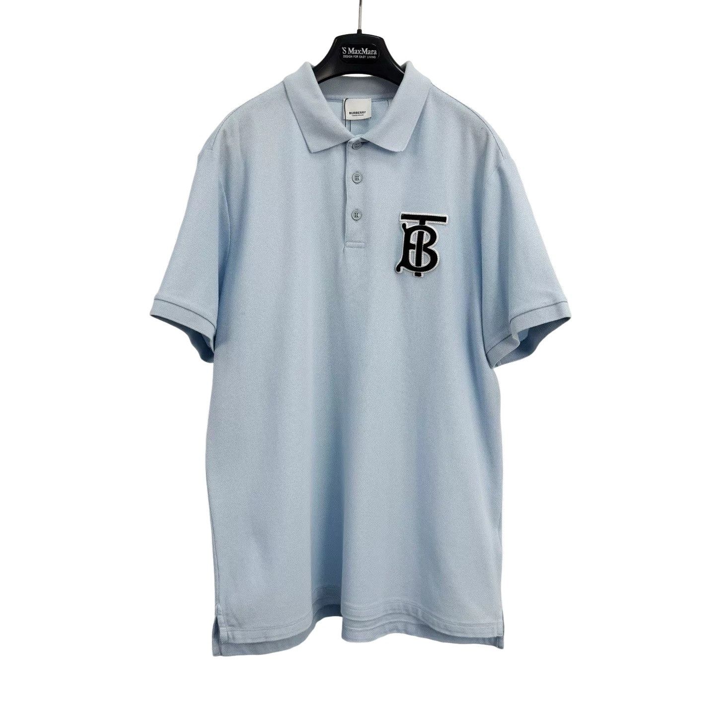 Burberry Burberry Blue TB Logo Polo Size M Size US M / EU 48-50 / 2 - 1 Thumbnail