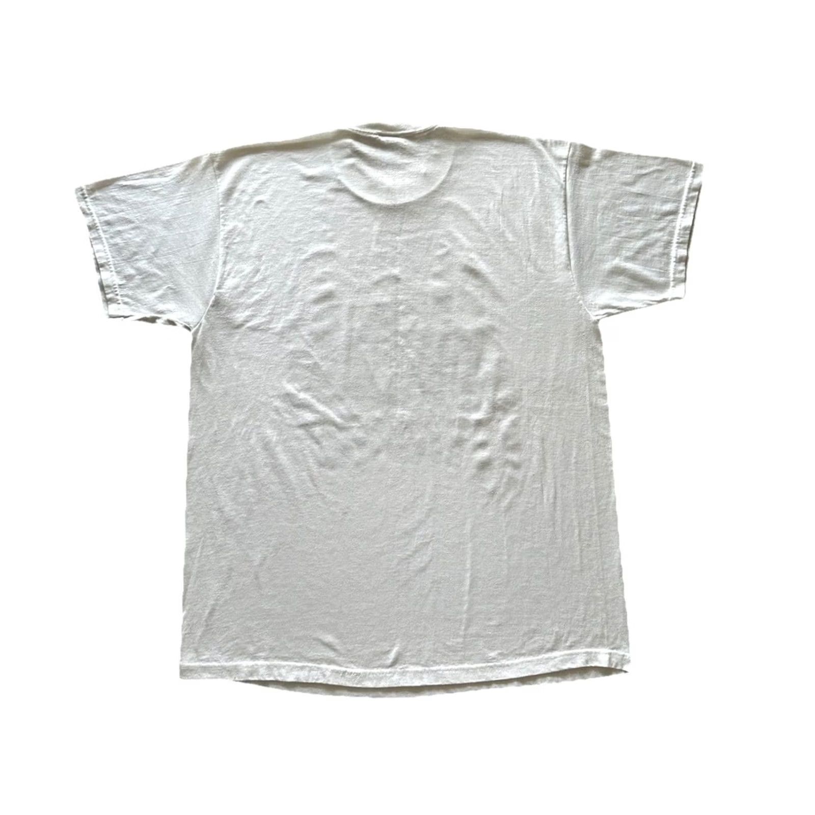 Vintage VINTAGE 90s Atlanta Georgia Peach Things Are Happening City Art Shirt XL White Men T-Shirt Short Sleeve Graphic Tee 1990s 80s 90s City Travel Mens Size US XL / EU 56 / 4 - 8 Thumbnail
