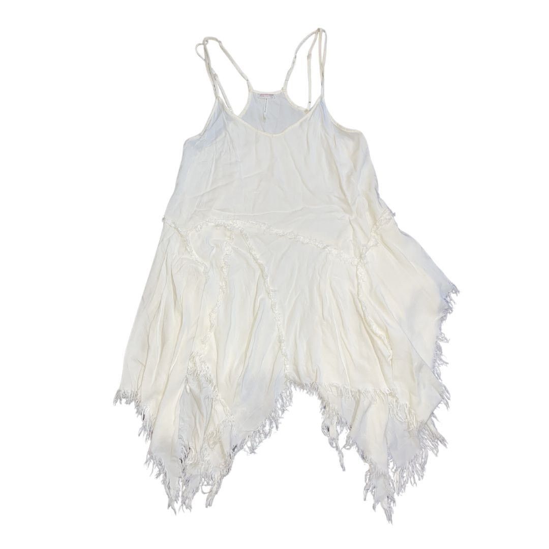 Free People Intimately Shred Slip Dress Asymmetrical Handkerchief Hemlin Size S / US 4 / IT 40 - 2 Thumbnail