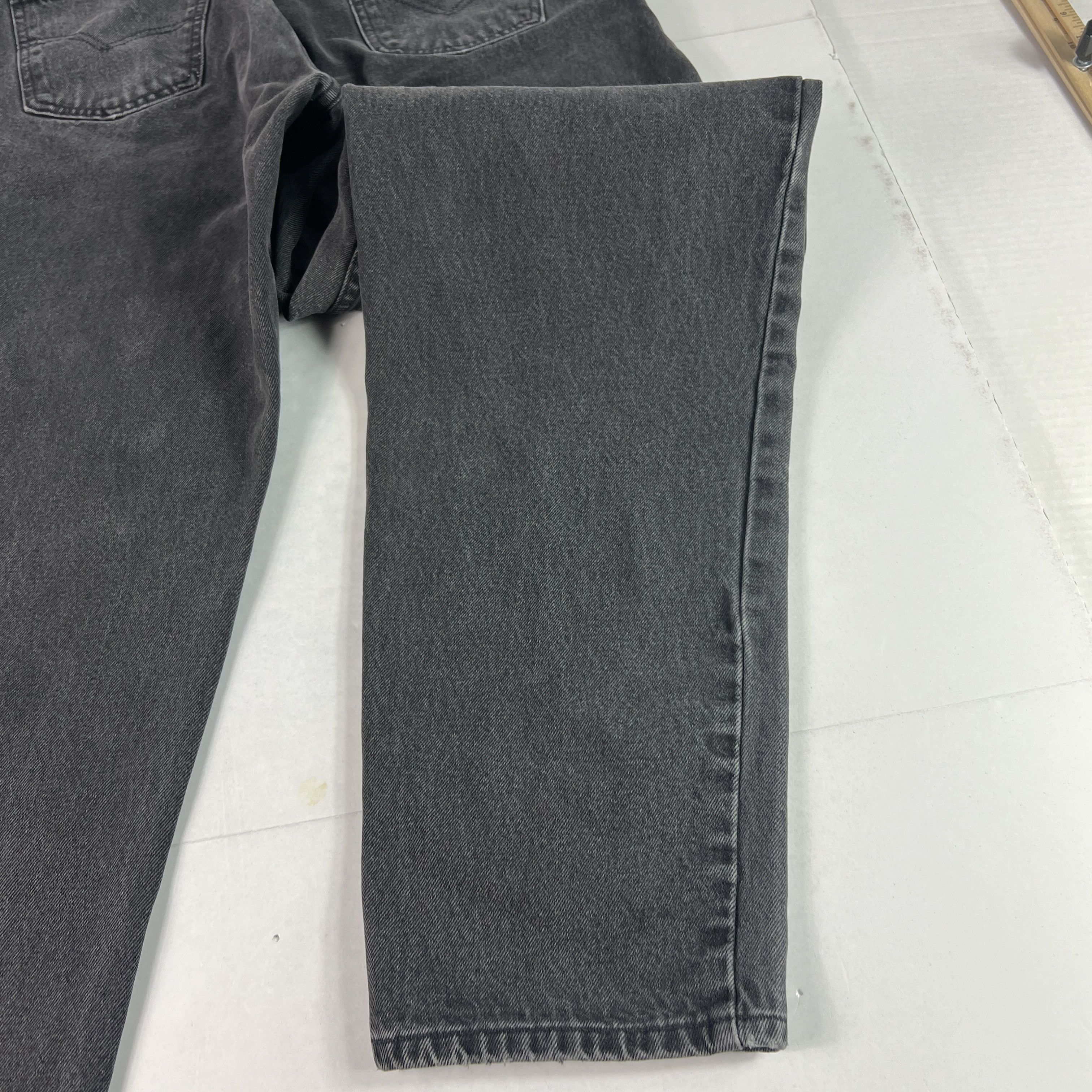 Levi's VTG 90s Levi's Jean 560 Loose Taper Black Denim Orange Tab Size US 32 / EU 48 - 16 Thumbnail