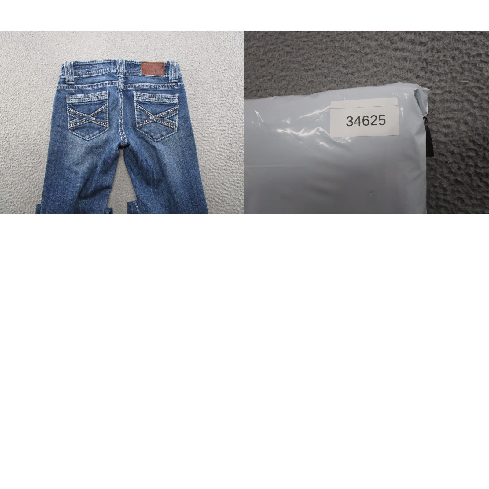Vintage VIGOSS Jeans Bootcut Women’s Denim Blue 4 Bootcut 5-Pocket Zip Cotton Blend VTG Y2K Thin Stitch Spring Summer Fall Womens Size 27" / US 4 / IT 40 - 10 Thumbnail