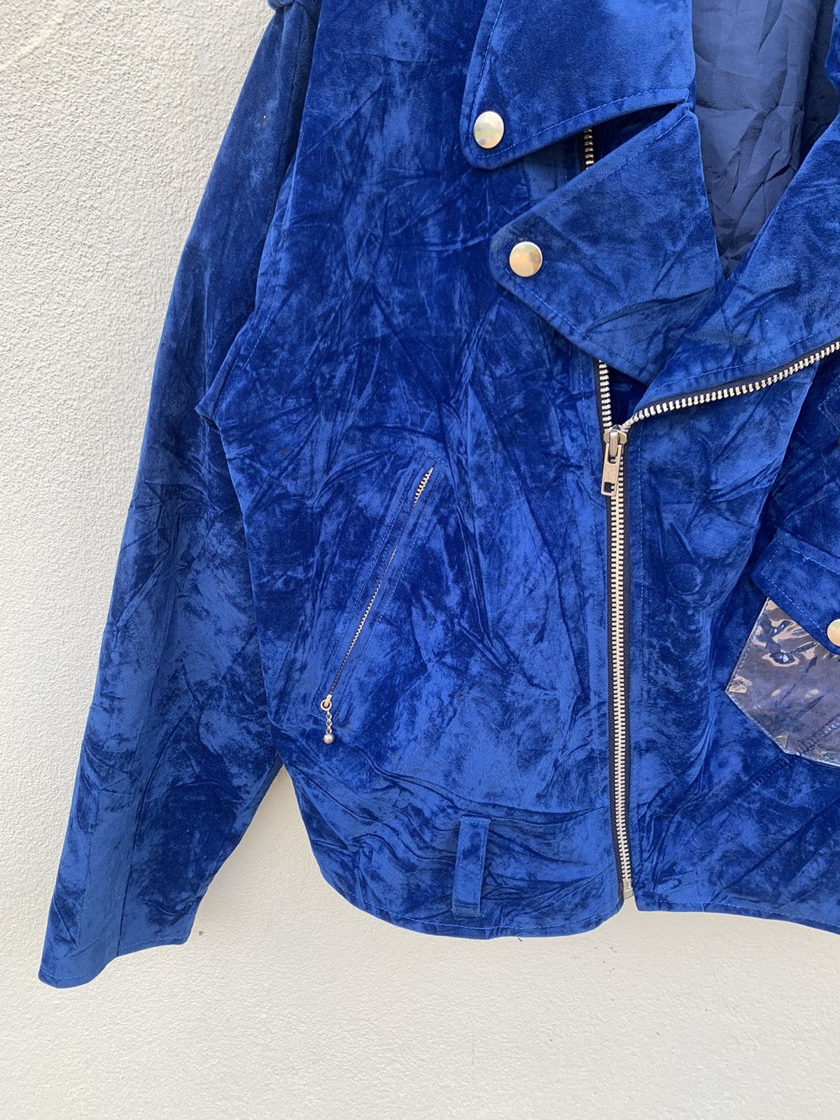GOREWEAR × The Unbranded Brand Velvet Rider Style Jacket With Nice Print Rocket Ladies Size US M / EU 48-50 / 2 - 6 Thumbnail