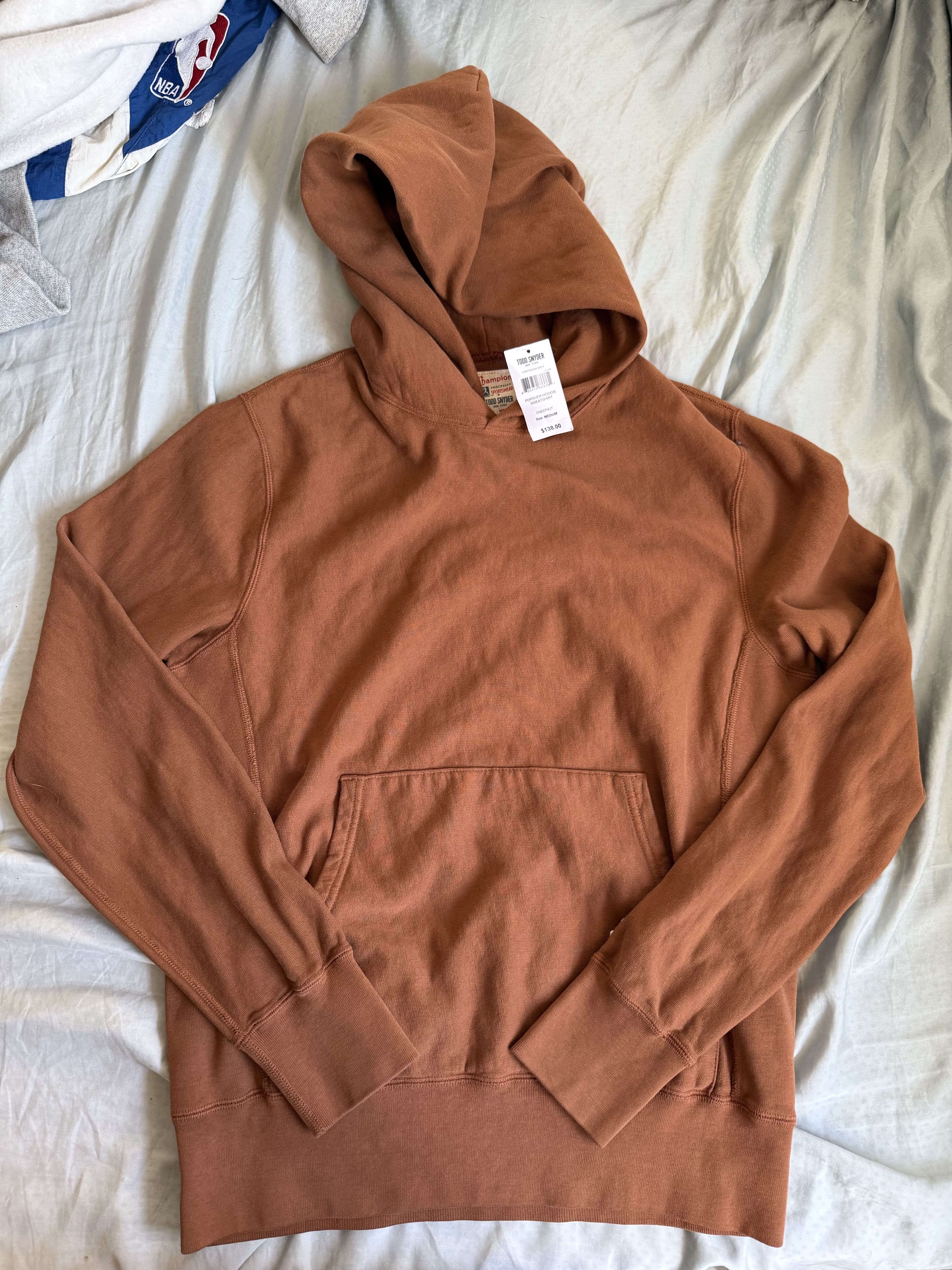 Champion Todd Snyder TODD SNYDER x CHAMPION POPOVER HOODIE in BRICK LARGE 138 Grailed