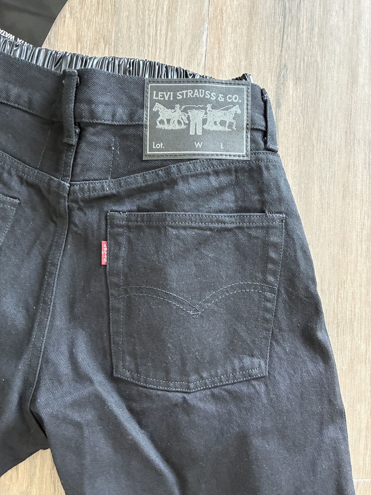 Junya Watanabe × Levi's PLEATED DENIM Size 27" / US 4 / IT 40 - 7 Thumbnail