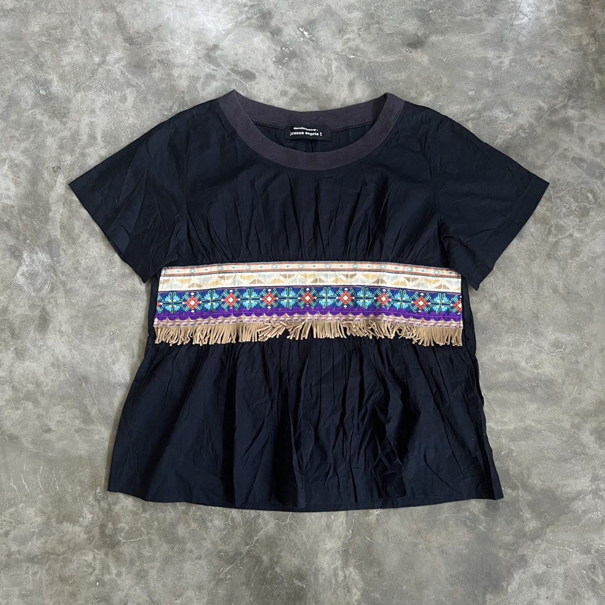 Issey Miyake Mercibeaucoup needlework Embroidery Blouse Shirt Size M / US 6-8 / IT 42-44 - 1 Thumbnail