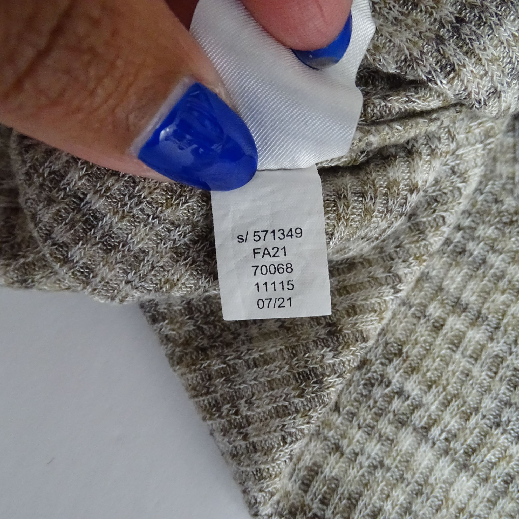 Loft Ann Taylor Loft Brown Cream Turtleneck Knit Top Size XS Size XS / US 0-2 / IT 36-38 - 6 Thumbnail
