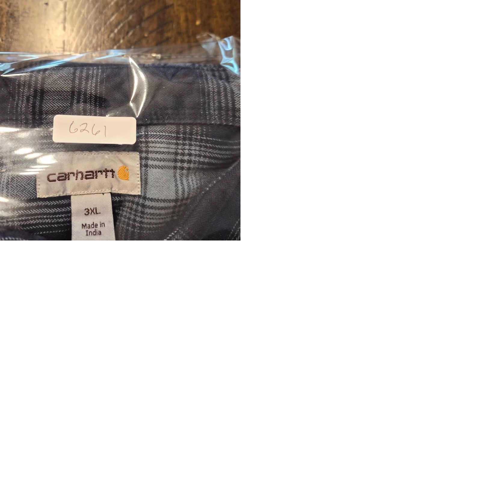 Carhartt Carhartt Mens Shirt Flannel Blue Plaid Button Down Long Sleeve Size 3XL G261 Size US XXL / EU 58 / 5 - 9 Thumbnail