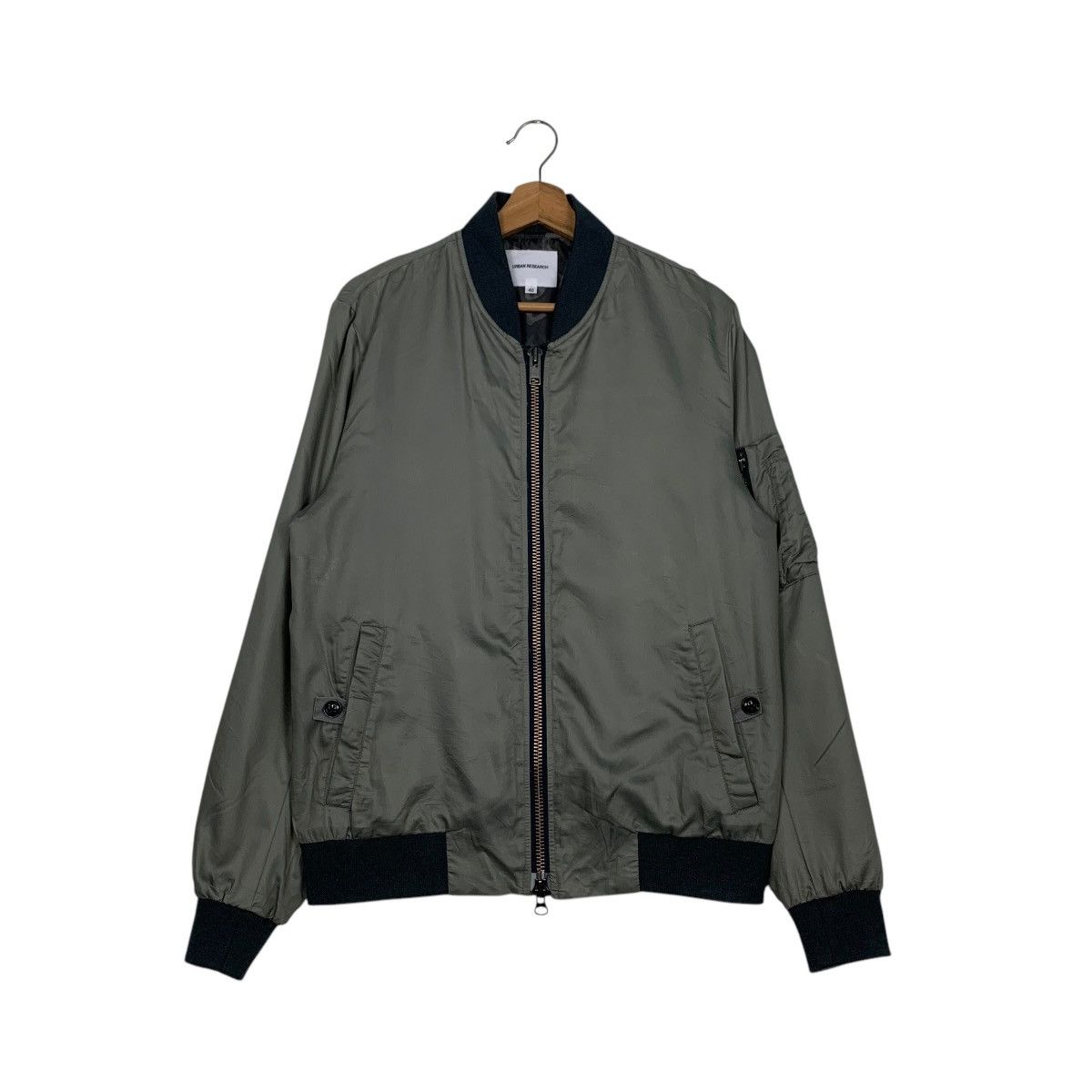 URBAN RESEARCH Camo Lined Bomber Jacket #2681-C120