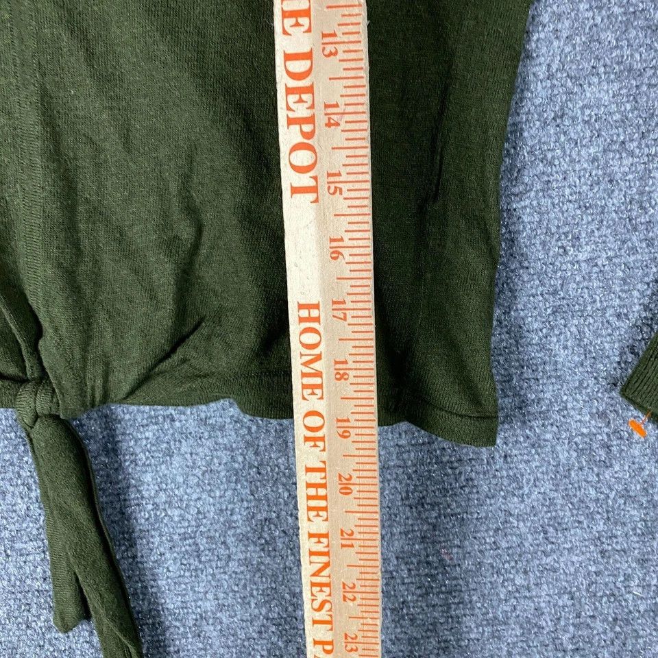 Madewell Madewell Top Women's XS Long Sleeve Green Adults X-Small Size XS / US 0-2 / IT 36-38 - 5 Thumbnail