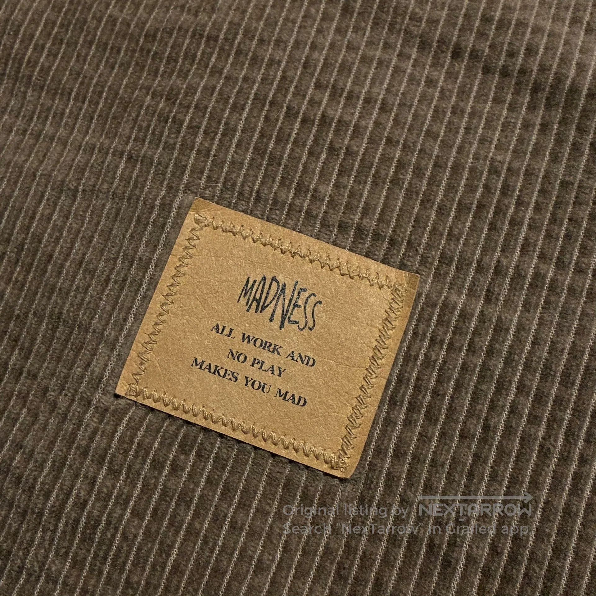 Madness MADNESS 21AW Heavy Washed Corduroy Shirt. Size US M / EU 48-50 / 2 - 5 Thumbnail