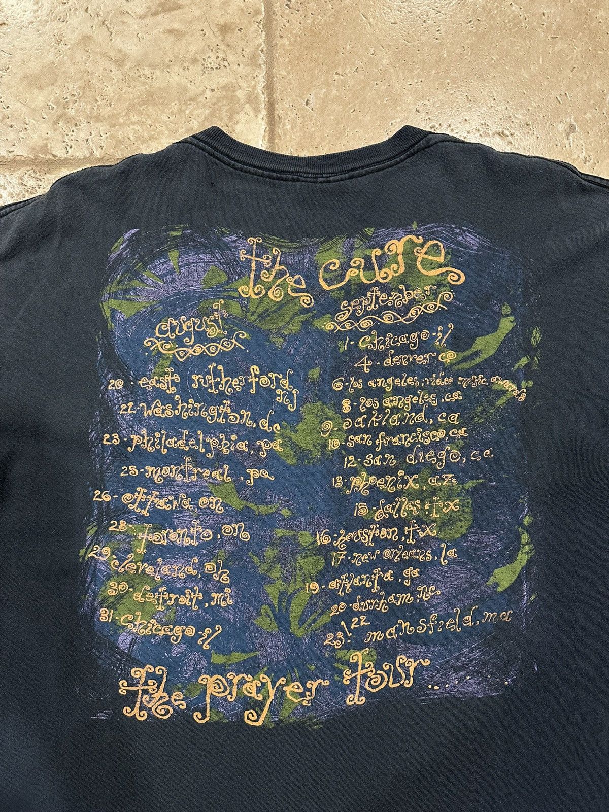 Band Tees × The Cure × Vintage Vintage 1989 The Cure The Prayer Tour Disintegration T-shirt Size US XL / EU 56 / 4 - 11 Thumbnail