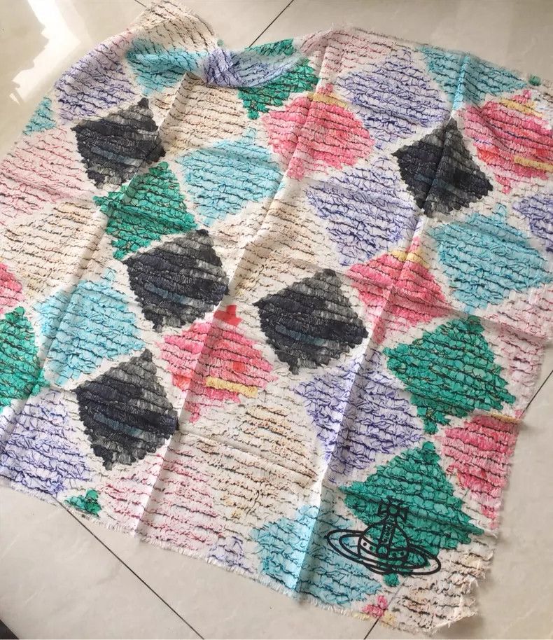 Other Vivienne Westwood Saturn large square scarf Size ONE SIZE - 1 Thumbnail