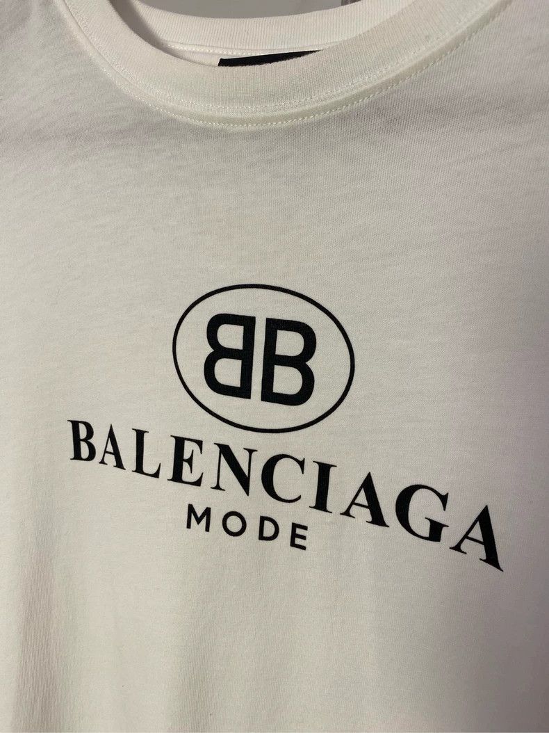 Balenciaga Balenciaga Logo Double B Printed Crew Neck Short Sleeve T- Size US XS / EU 42 / 0 - 4 Thumbnail