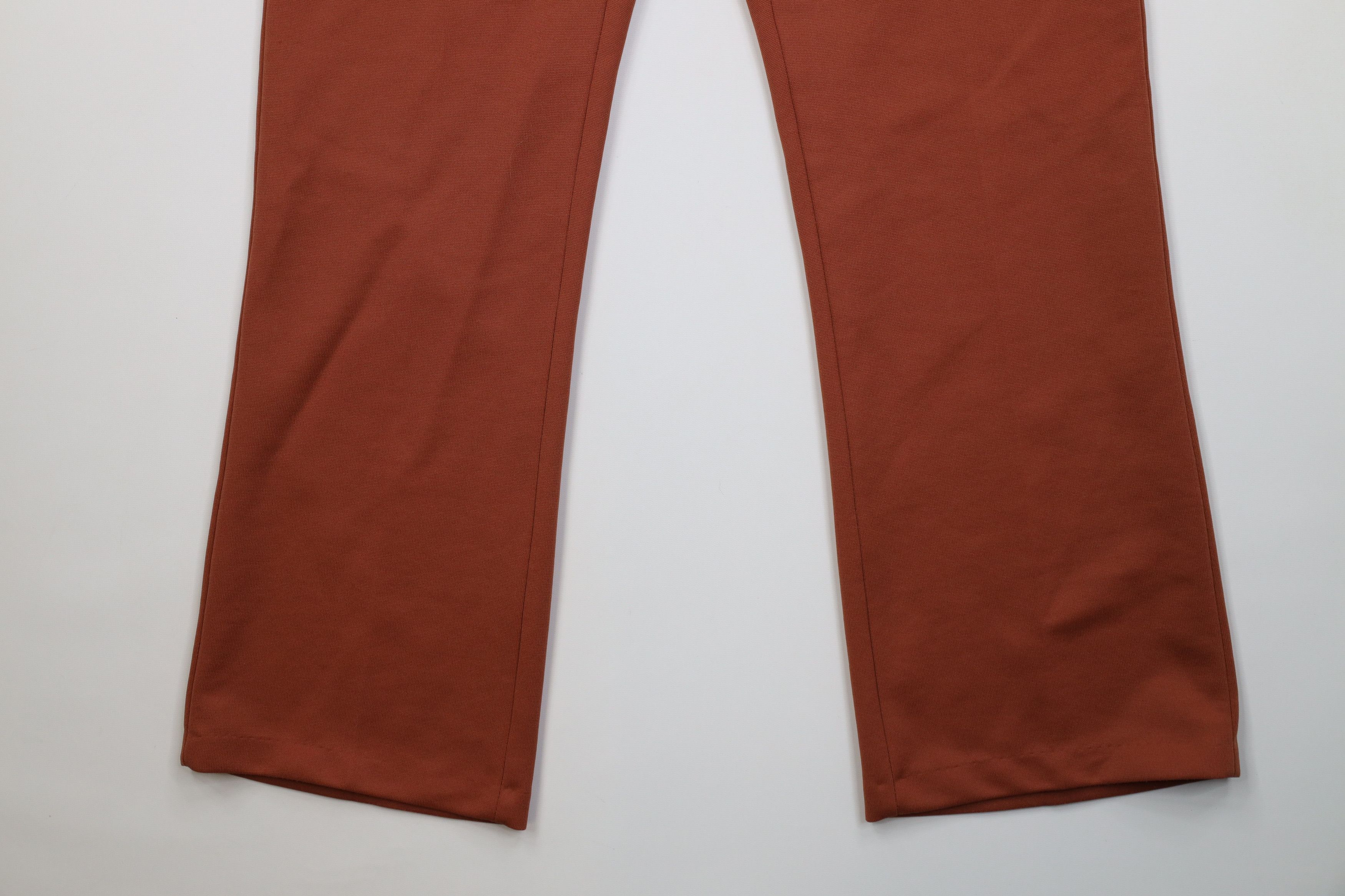 Vintage Vintage 70s Streetwear Bell Bottoms Chino Pants Orange USA Size US 36 / EU 52 - 4 Thumbnail