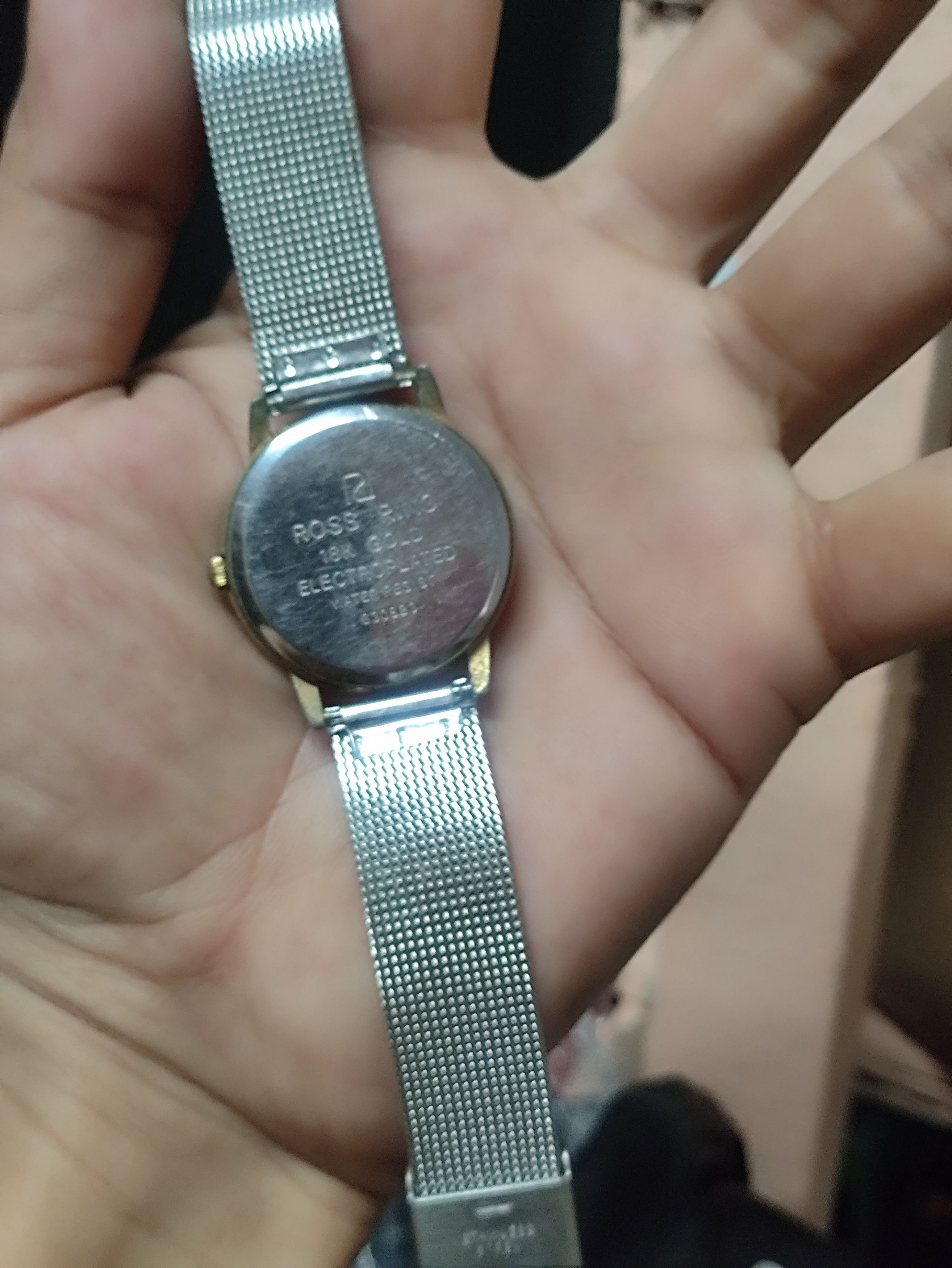 Japanese Brand × Vintage Vintage ROSS RINO 18K GOLD ELECTRO PLATE (JAPAN WATCH) Size ONE SIZE - 9 Thumbnail