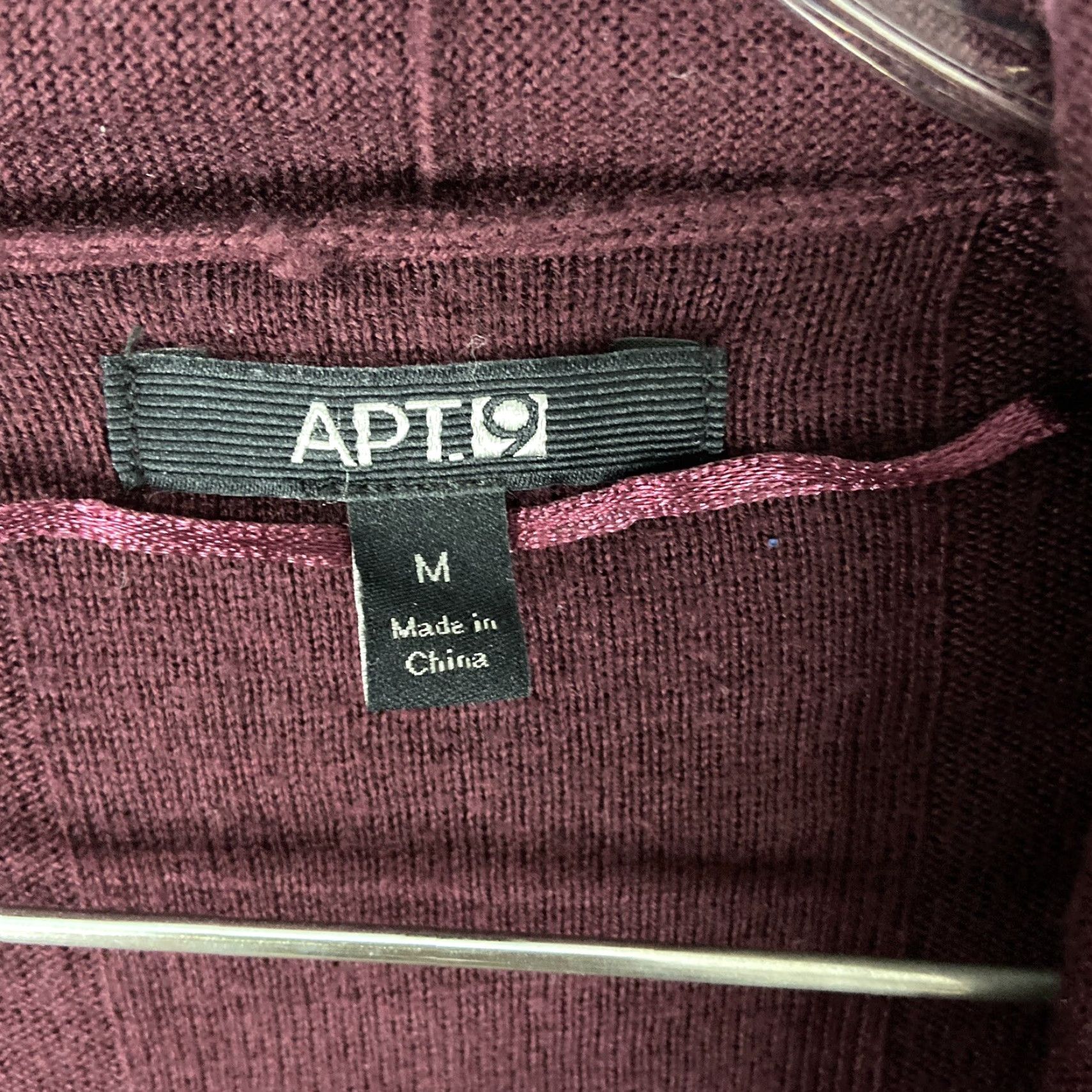 Apt. 9 Apt 9 Cardigan Womens M Long Sleeve Red Black Sweater Colorful Size M / US 6-8 / IT 42-44 - 4 Thumbnail