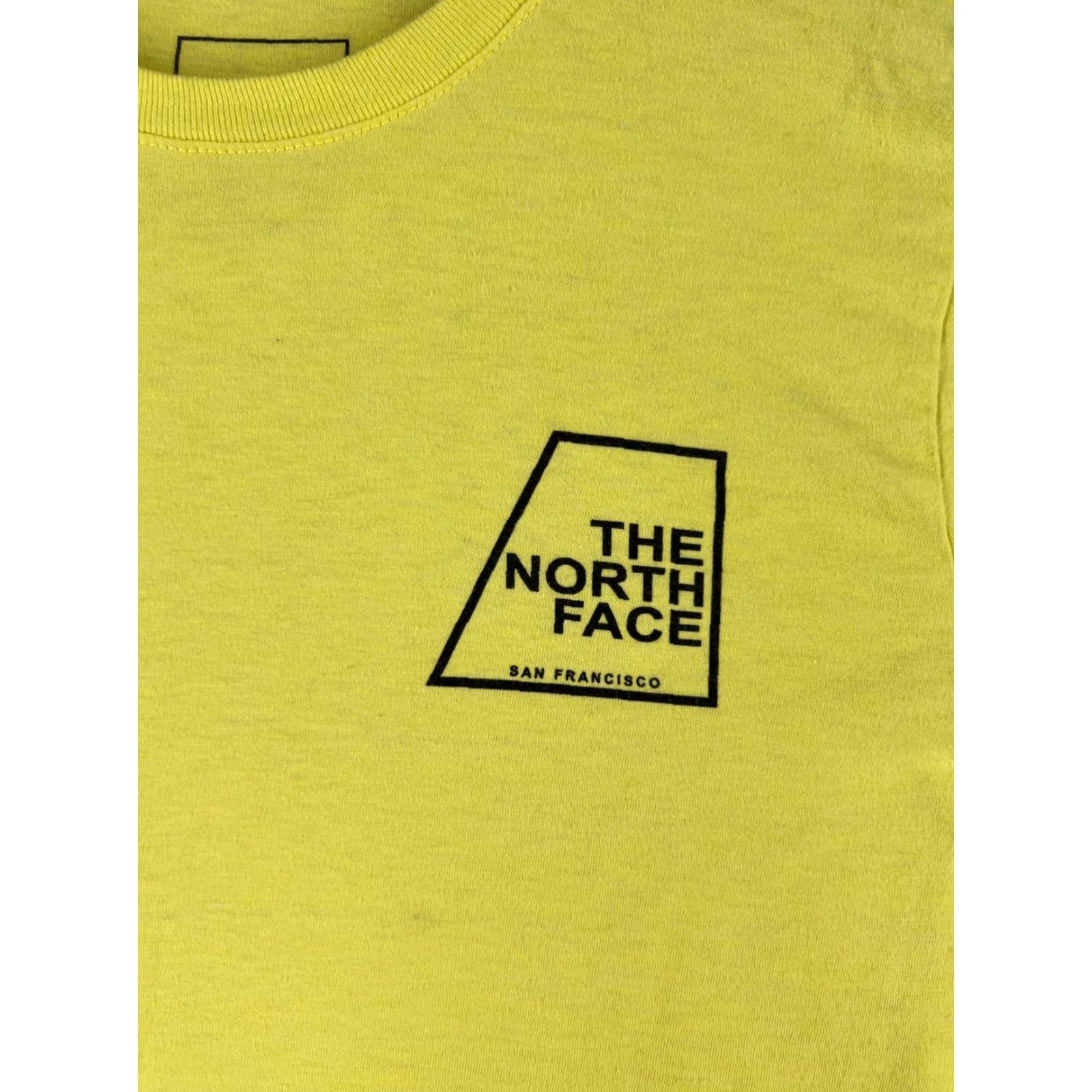 The North Face The North Face Shirt Women Small Yellow Short Sleeve Crew San Francisco Poly Tri Size S / US 4 / IT 40 - 6 Thumbnail