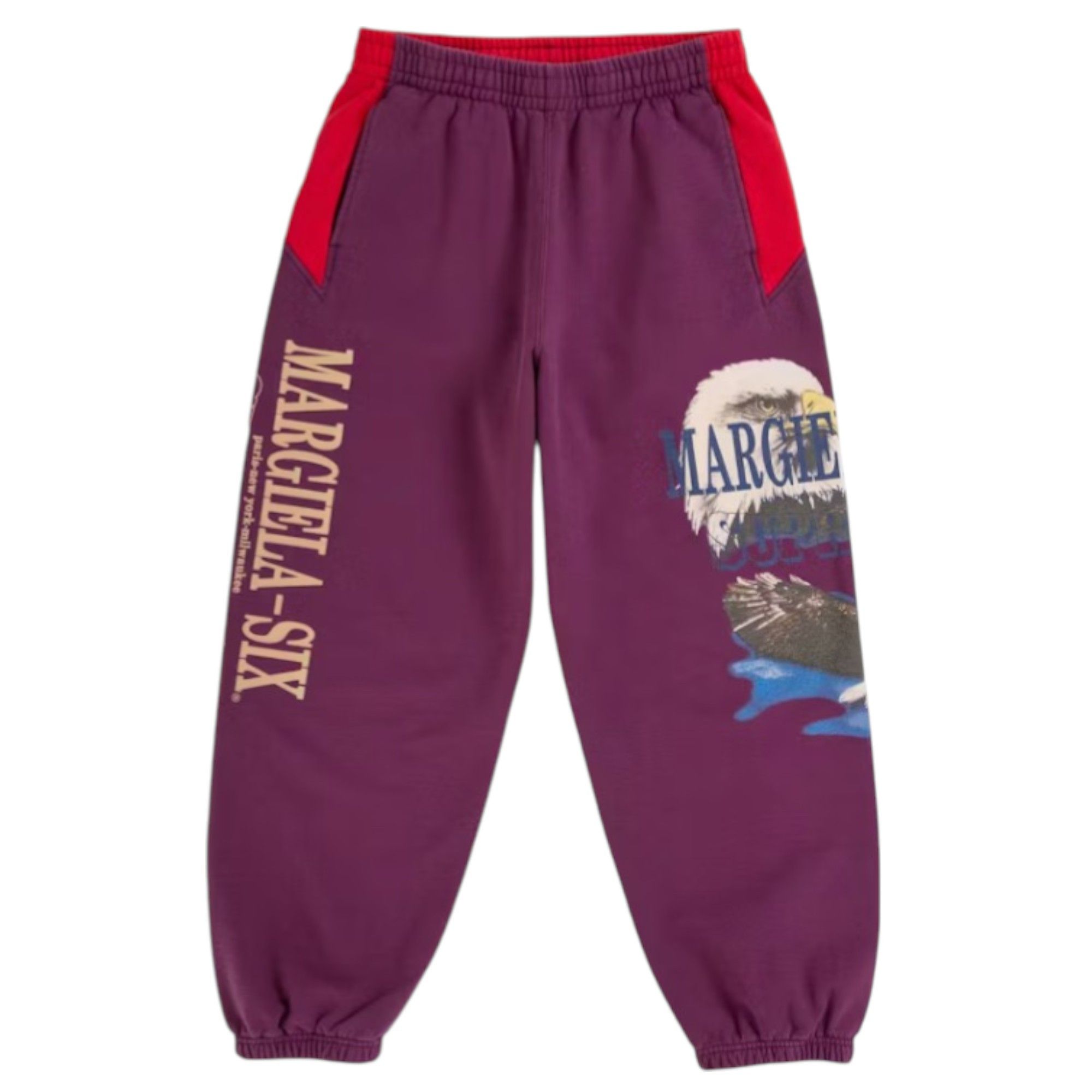 Supreme MM6 Maison Margiela Eagle Sweatpants Purple Size US 40 / EU 56 - 1 Preview