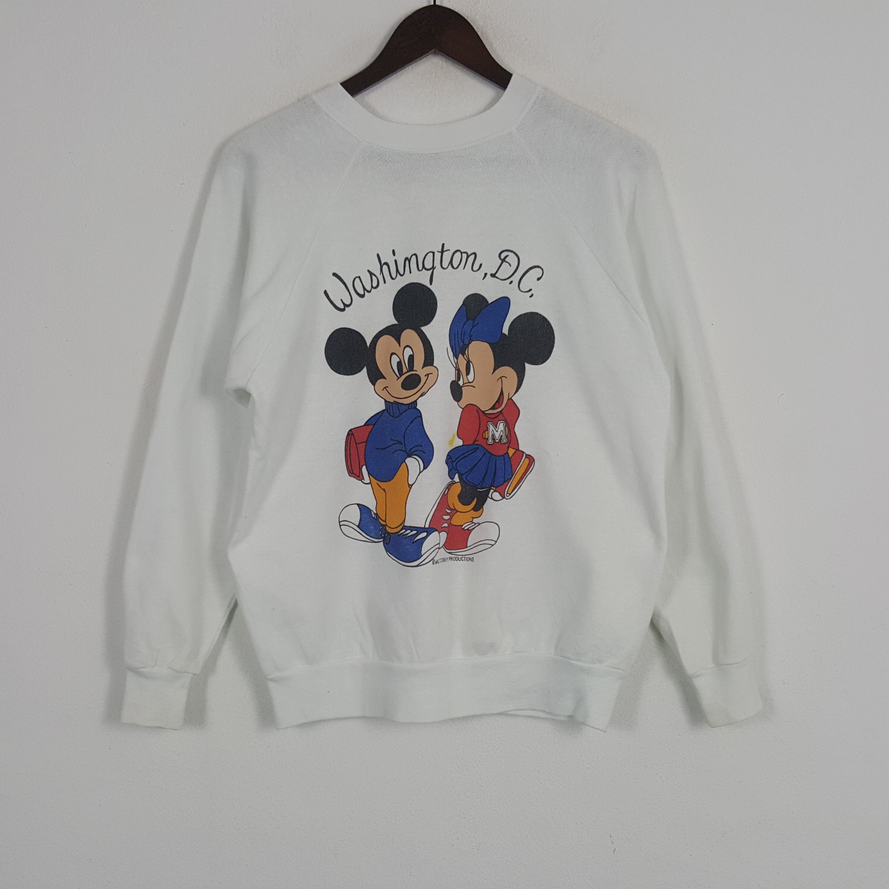 Cartoon Network × Mickey Mouse × Vintage Vintage Mickey Mouse Mirror Sweatshirt Size US M / EU 48-50 / 2 - 1 Thumbnail