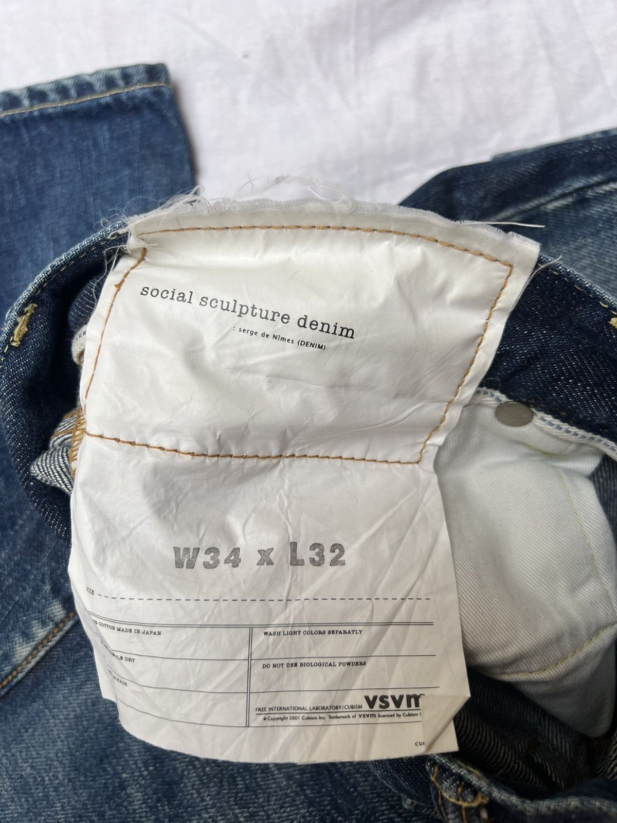 Visvim 03D5 social sculpture denim Size US 34 / EU 50 - 5 Thumbnail