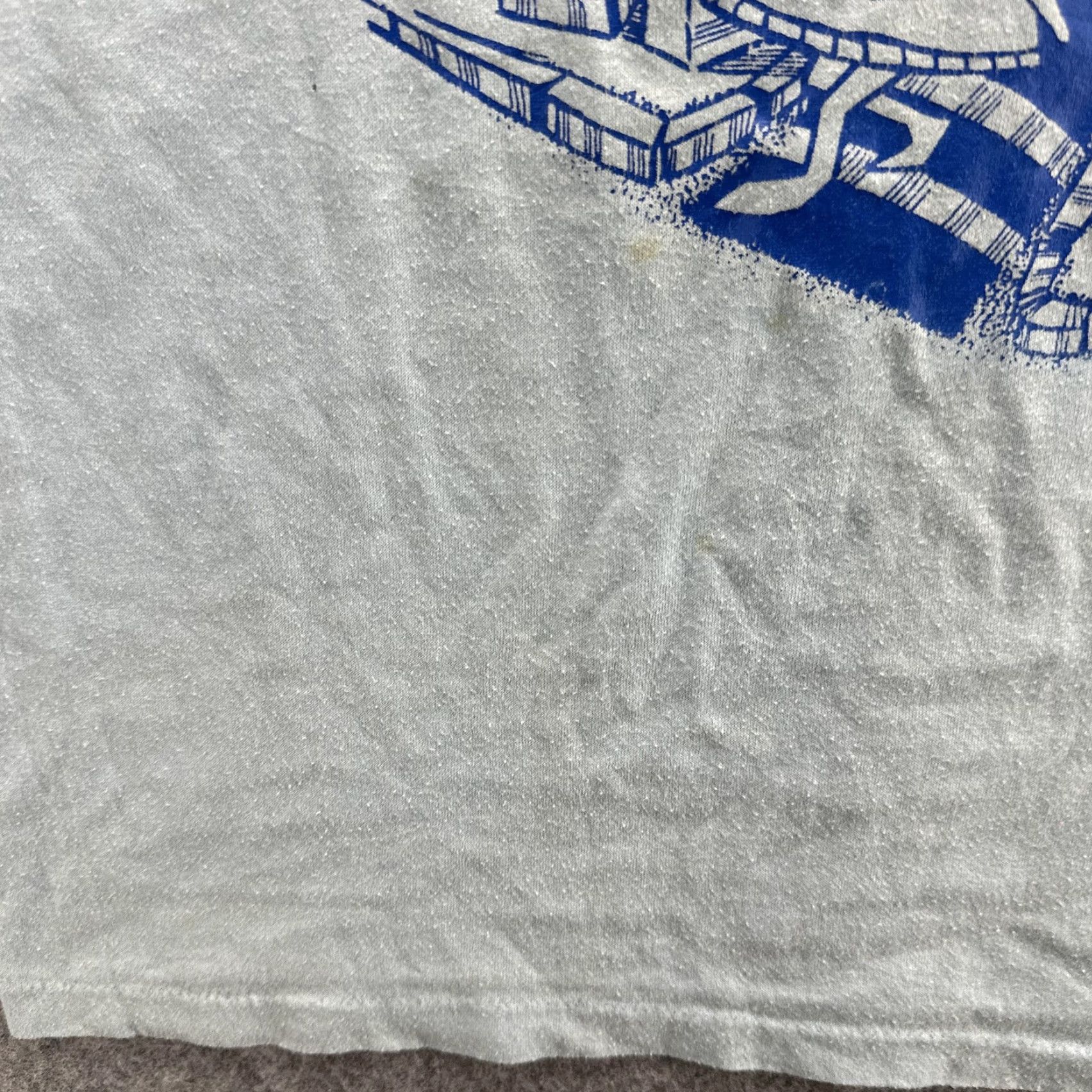 Vintage Vintage Puerto Rico Volunteer Graphic Shirt Mens Large Gray El Barrio 116 St 70s Size US L / EU 52-54 / 3 - 6 Thumbnail